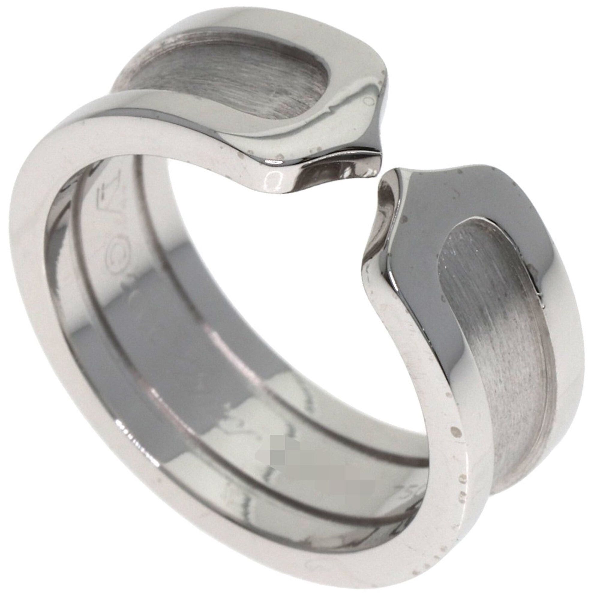 Cartier Cartier C2 SM #48 Ring, 18K White Gold, Women's, CARTIER Size ONE SIZE - 1 Thumbnail