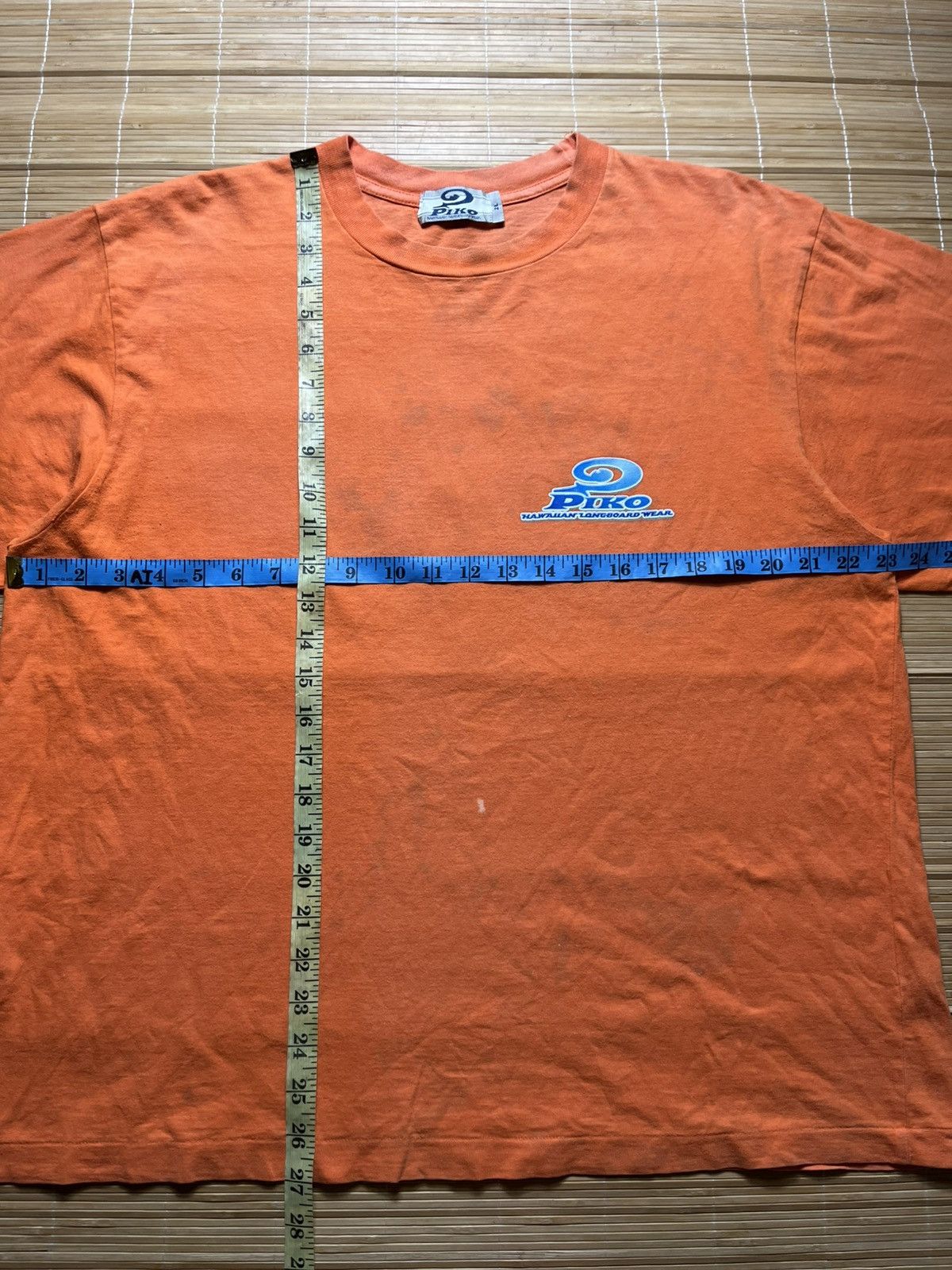 Vintage Vintage 90s boxy piko Hawaiian longboard wear t shirt Size US L / EU 52-54 / 3 - 6 Thumbnail