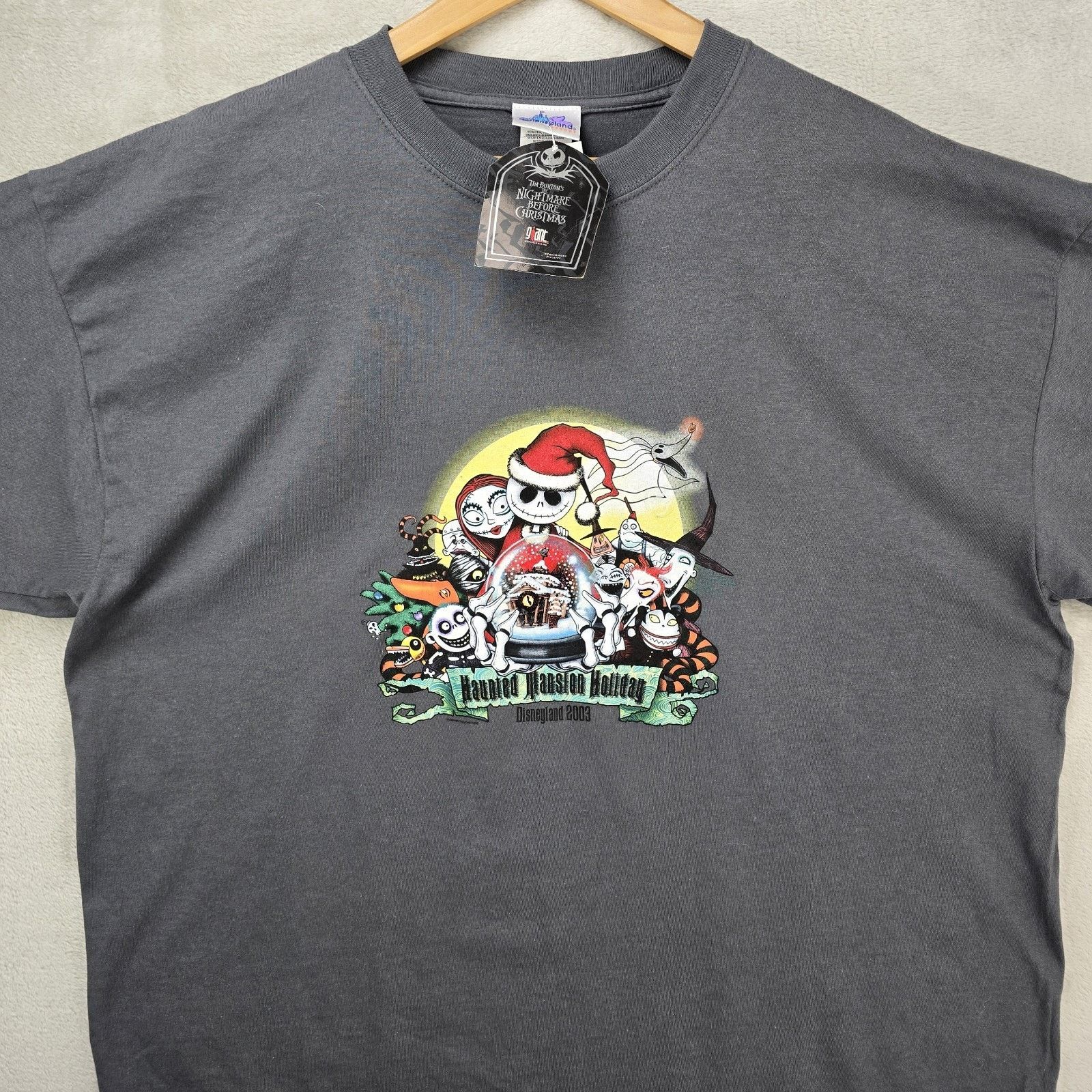 Disney Vtg Disneyland Haunted Mansion Shirt XXL Nightmare Christmas Size US XXL / EU 58 / 5 - 2 Thumbnail