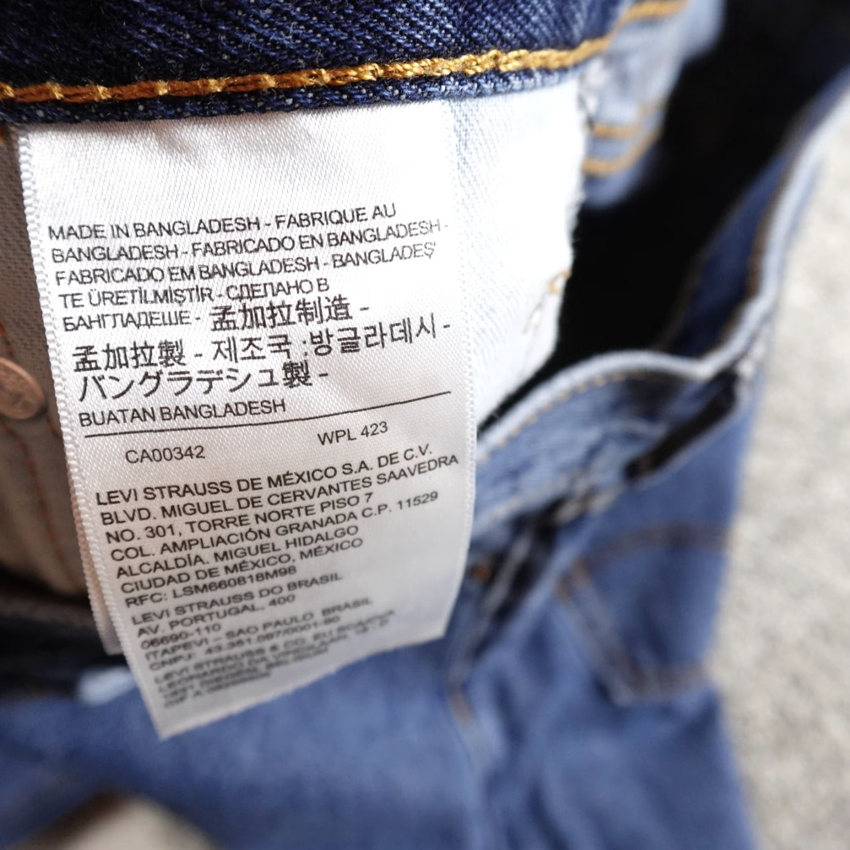 Levi's Levi's Jeans 505 Straight Denim Blue 30X30 Mens Regular Cotton Jeans Size US 30 / EU 46 - 7 Thumbnail