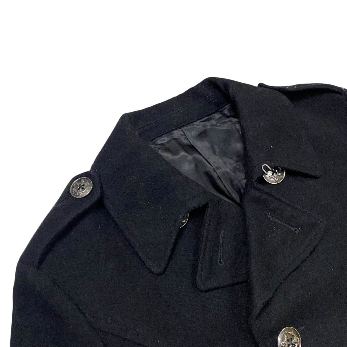 If Six Was Nine 🇯🇵 VINTAGE PPFM DOUBLE BREASTED PUNK GOTHIC WOOL JACKET Size US M / EU 48-50 / 2 - 8 Thumbnail