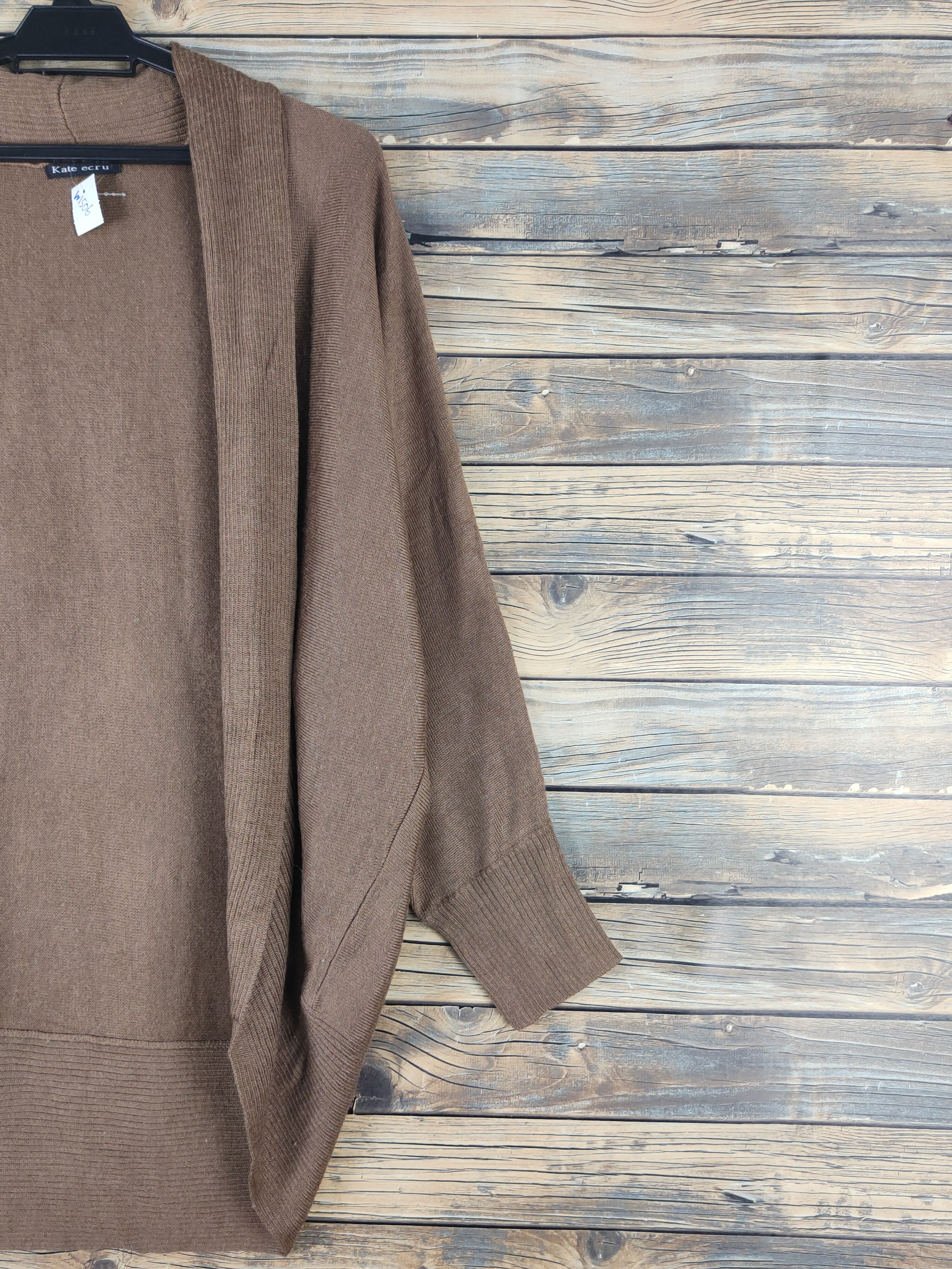 Homespun Knitwear × Japanese Brand Kate Ecru Brown Knitwear Cardigan #W1506 Size L / US 10 / IT 46 - 6 Thumbnail