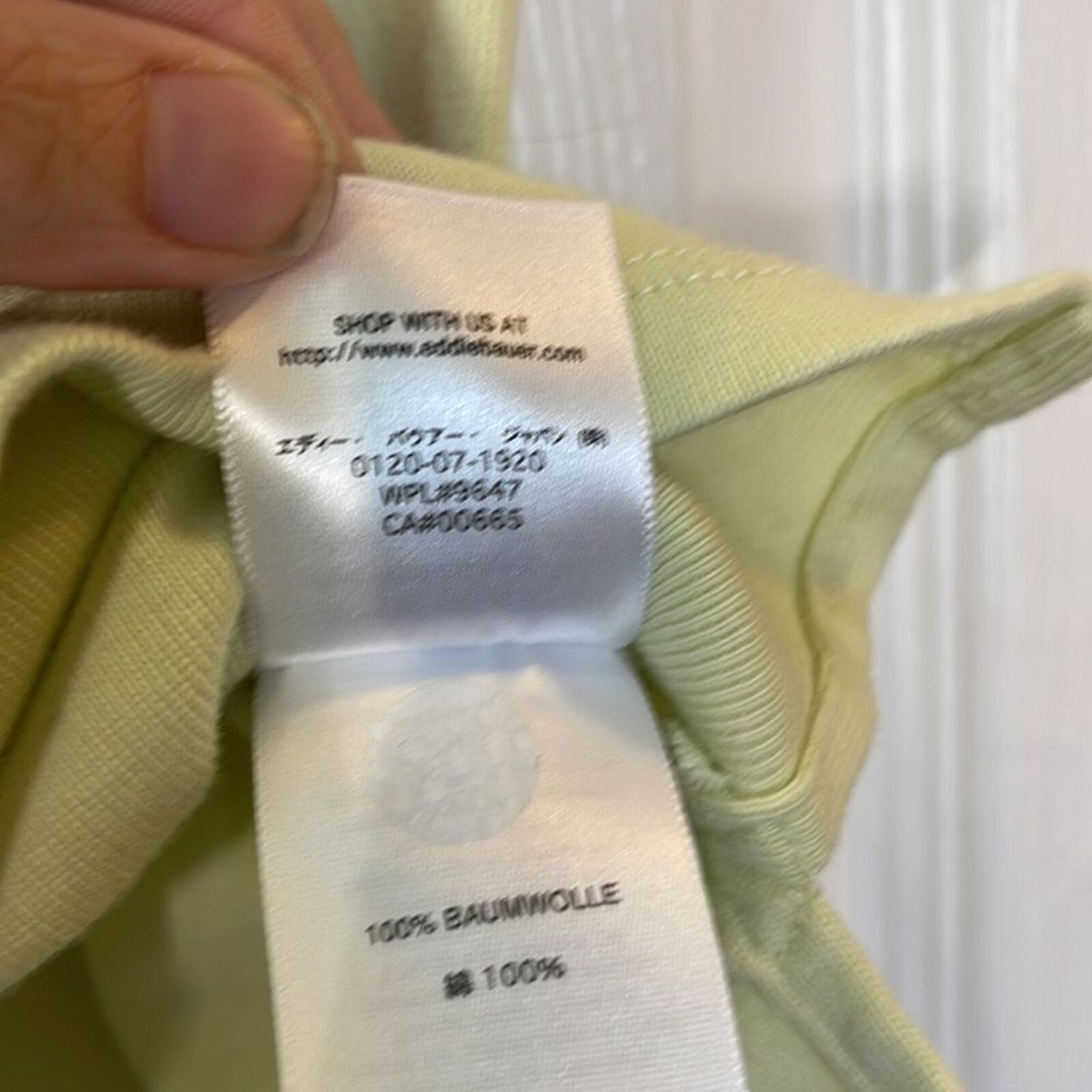 Eddie Bauer Eddie Bauer Cotton Knit Tank Size XXL Soft Yellow-Green Size XXL / US 16-18 / IT 52-54 - 6 Thumbnail