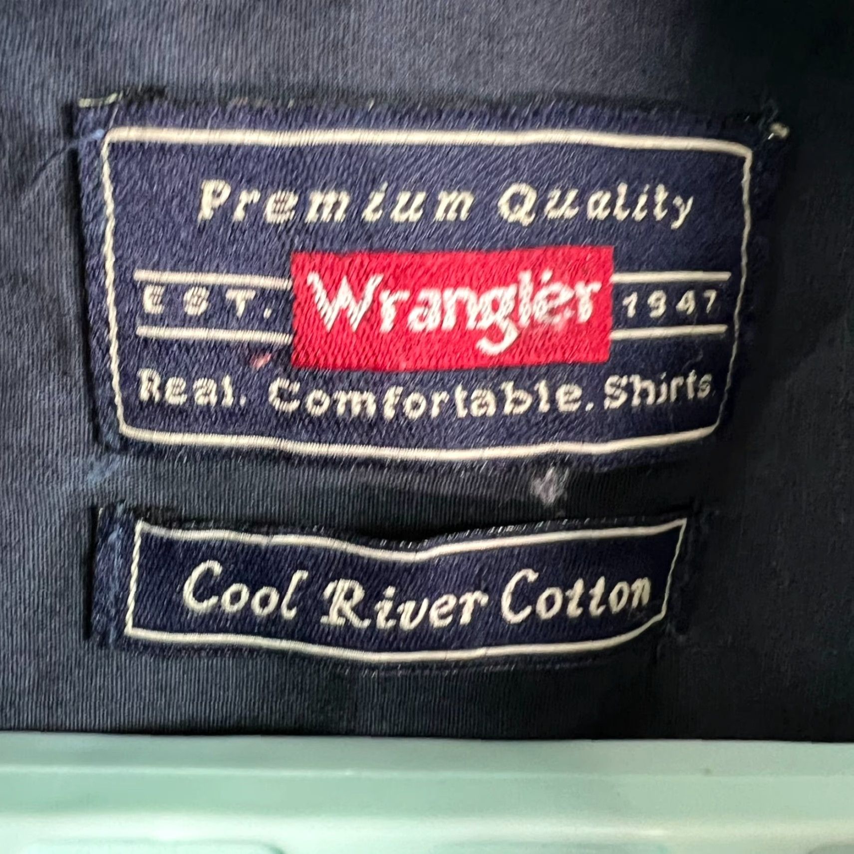 Wrangler VINTAGE Wrangler Plaid Button-Up Shirt 3XL Blue Casual Short Sleeve Mens Size US XXL / EU 58 / 5 - 5 Thumbnail