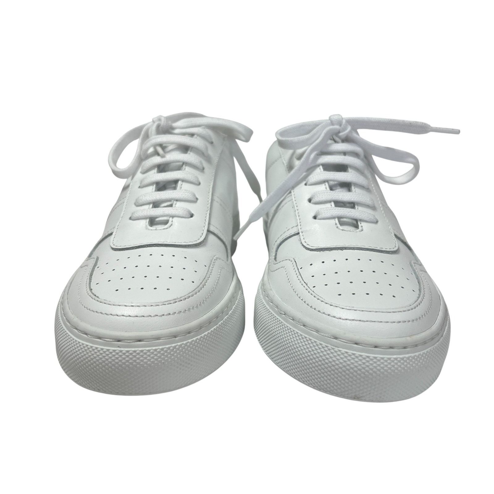 Common Projects Common Projects BBall Low White Leather Sneakers EU37 Size US 6.5 / IT 36.5 - 9 Thumbnail
