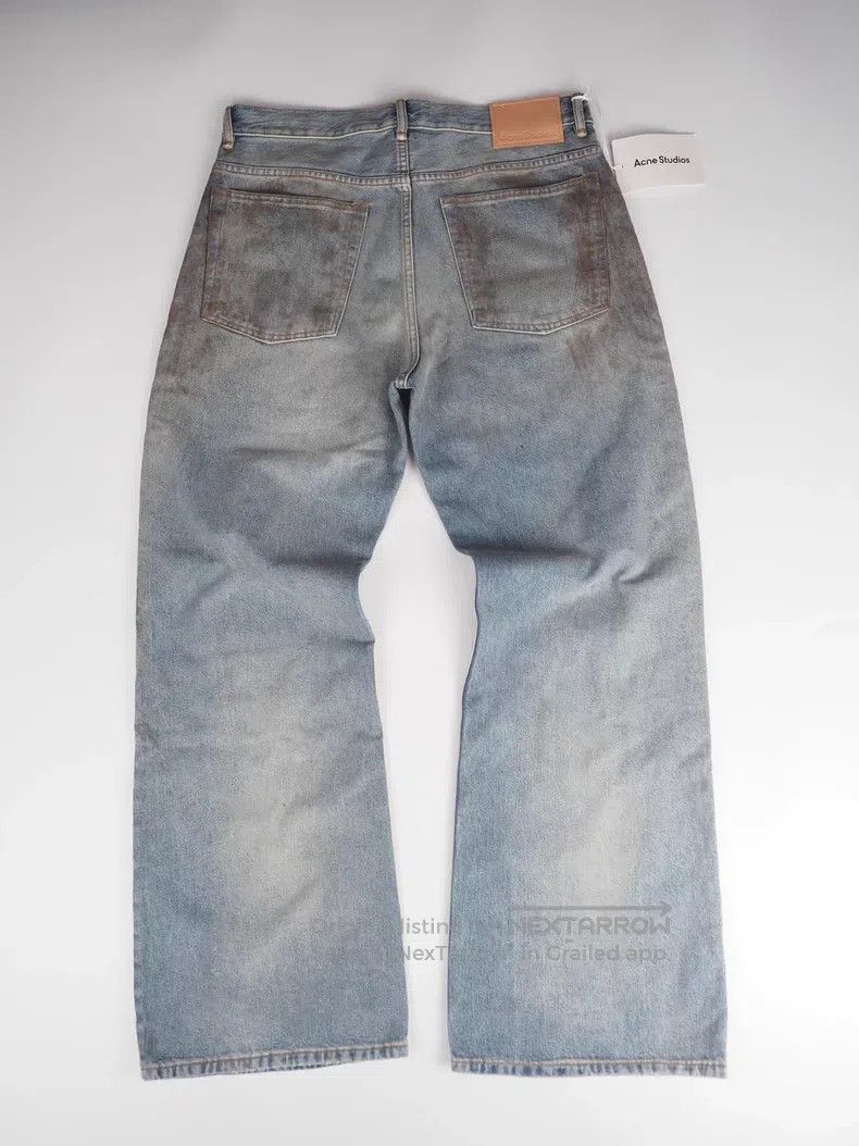 Acne Studios Acne Studios Blue mud-dyed distressed jeans Size US 33 - 2 Thumbnail