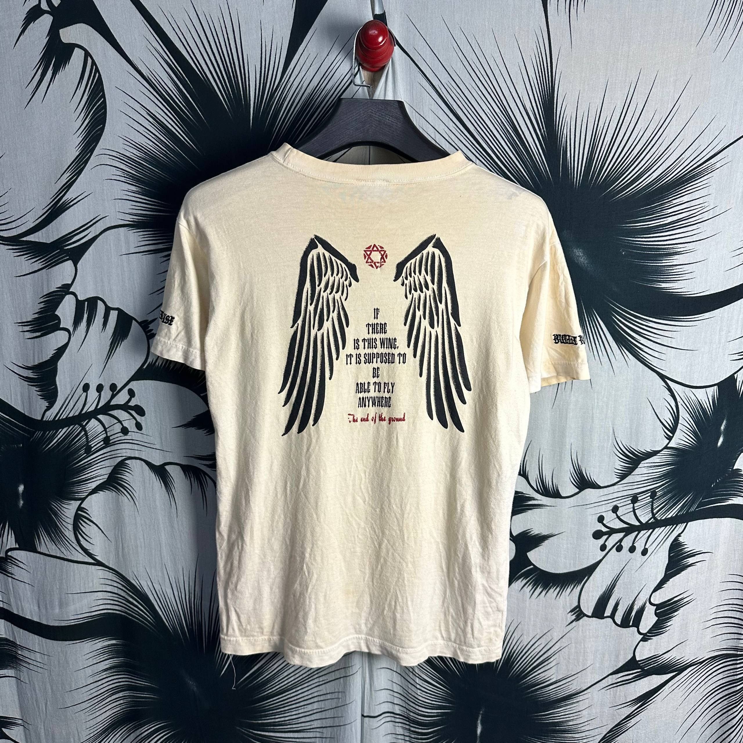 Japanese Brand 2000's GOA Feather Necklace Tee Shirt | Grailed