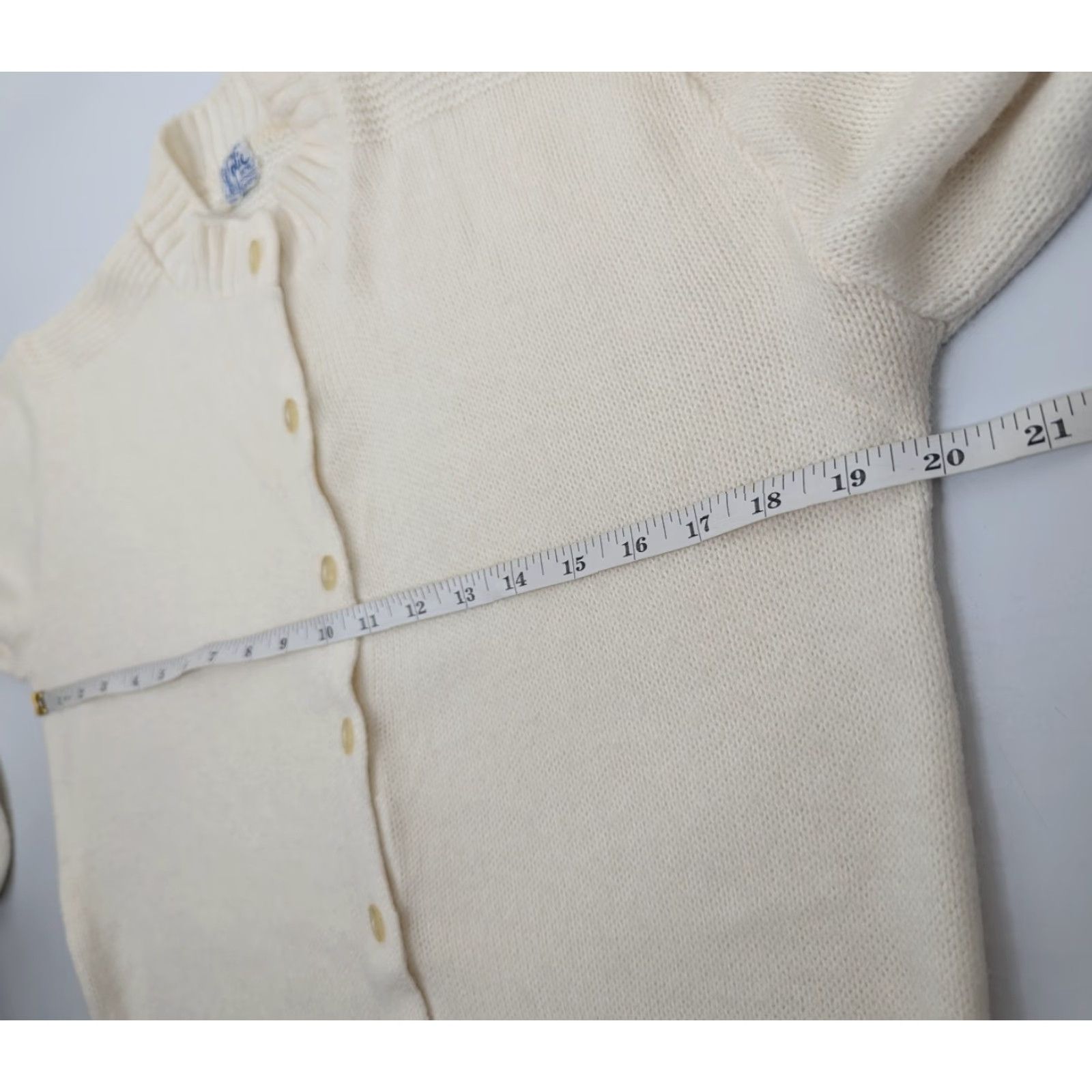 Vintage Vtg Jolie Knitwear Cardigan Womens S/M Ivory orlon acrylic Retro Hippie 60s 70s Mens Womens Girls Size S / US 4 / IT 40 - 6 Thumbnail