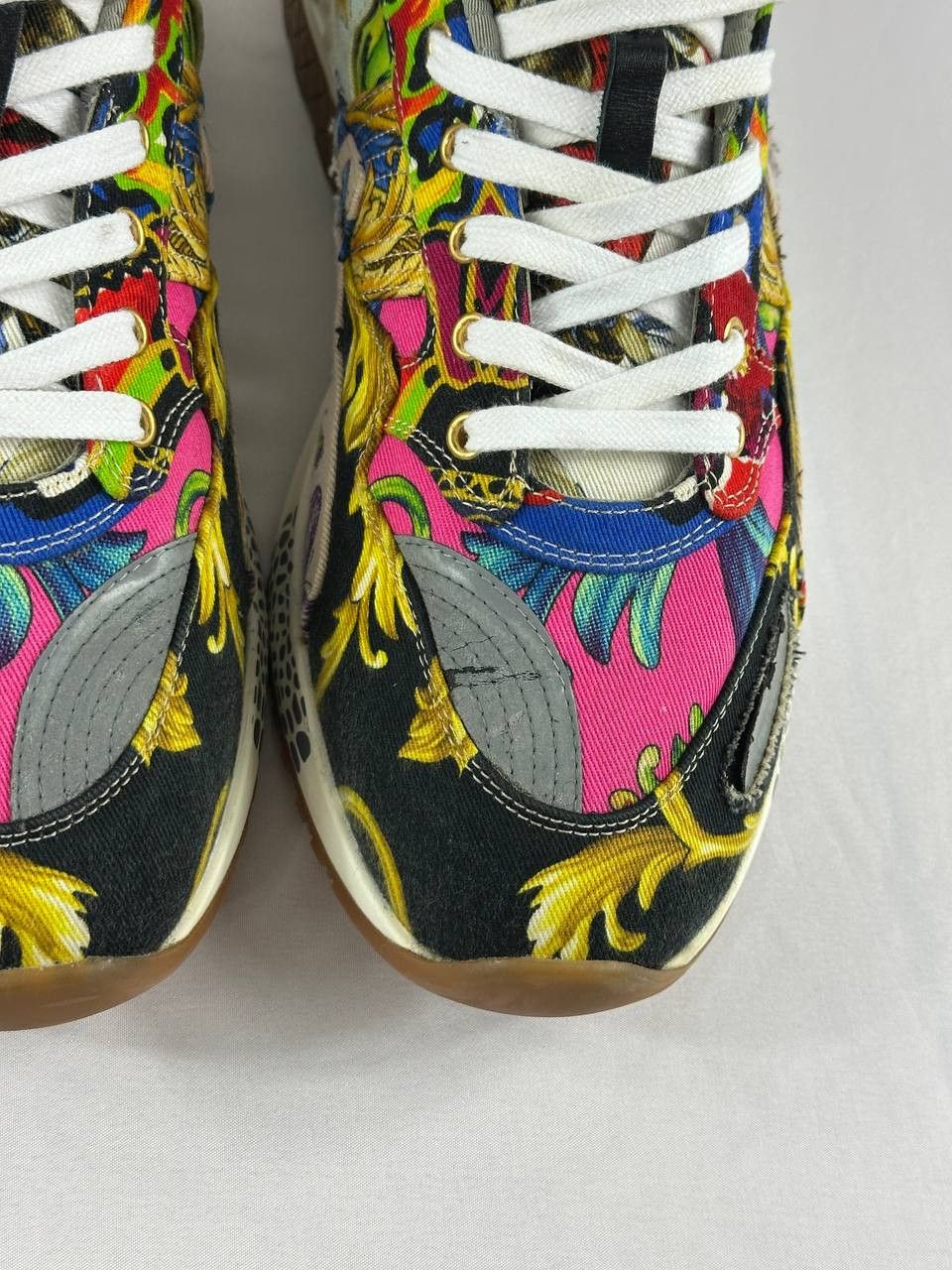 Versace Versace Achilles 'Baroque Print' Sneakers Size US 12 / EU 45 - 7 Thumbnail