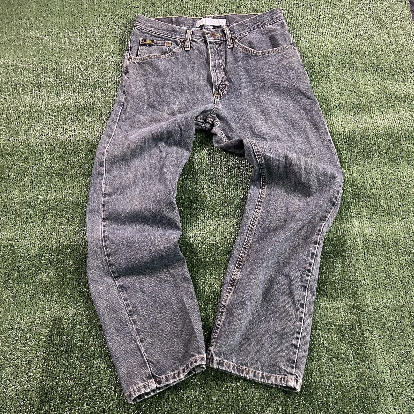 Lee Lee Men's Regular Fit Jeans in Gray Denim 32x30 Size US 32 / EU 48 - 1 Thumbnail