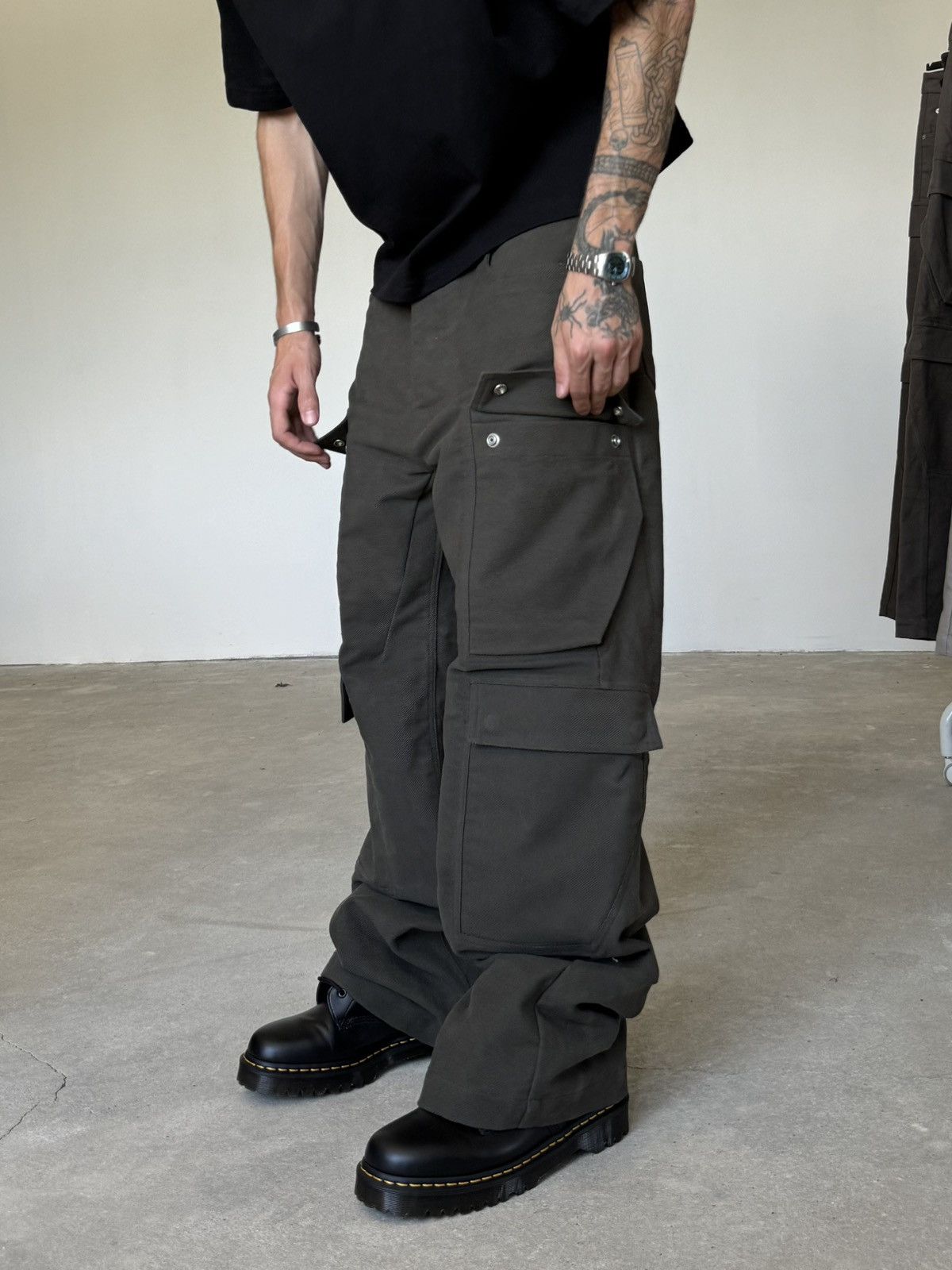 Rick Owens FW25 Rick Owens Double Cargo Pants Size US 32 / EU 48 - 1 Thumbnail