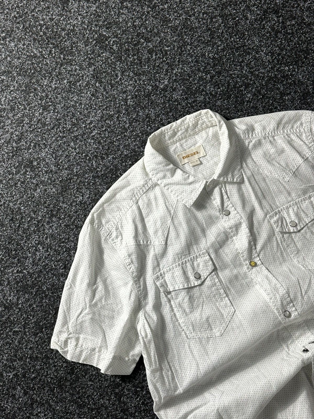 Diesel × If Six Was Nine × Vintage VNTG Diesel Avant-garde Shirt 90s very rare Streetwear Size US M / EU 48-50 / 2 - 2 Thumbnail