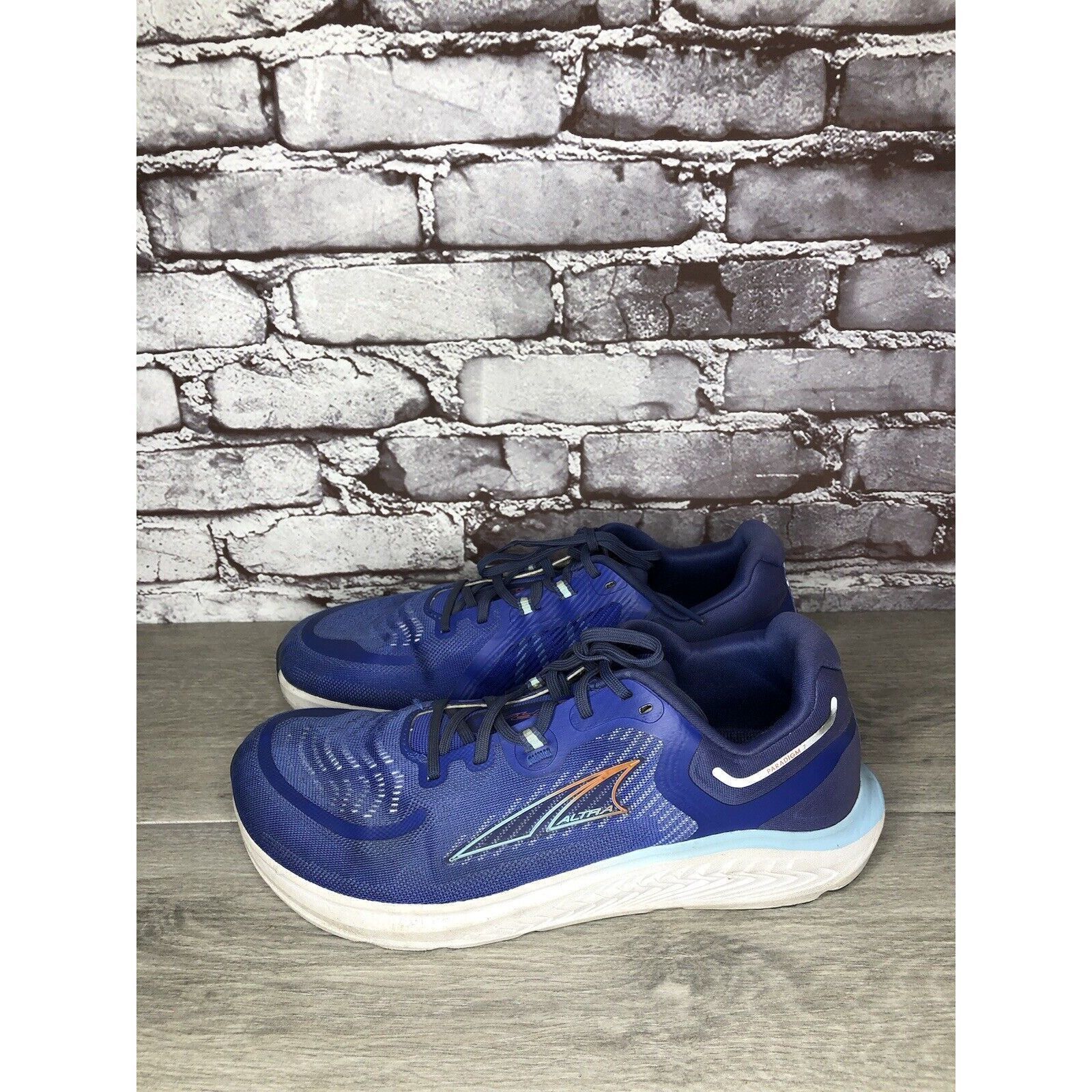Altra Altra Paradigm 7 Blue Athletic Lace Running Shoes Men Sz 10M Size US 10 / EU 43 - 13 Thumbnail