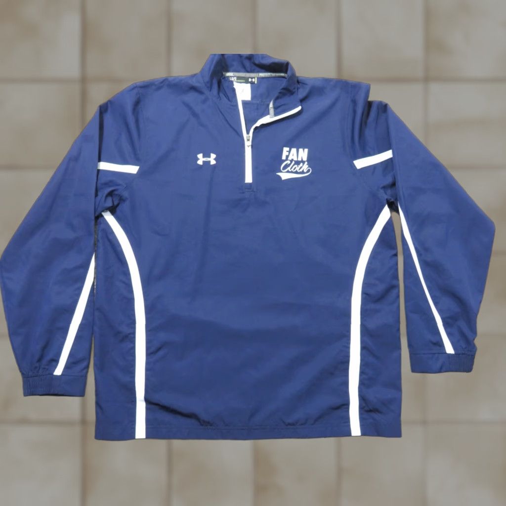 Under Armour Under Armour Mens Logo Blue Pullover L Windbreaker Jacket Henley Zip 1/4 Blue Dallas Cowboys Activewear Shirts Size US L / EU 52-54 / 3 - 1 Thumbnail