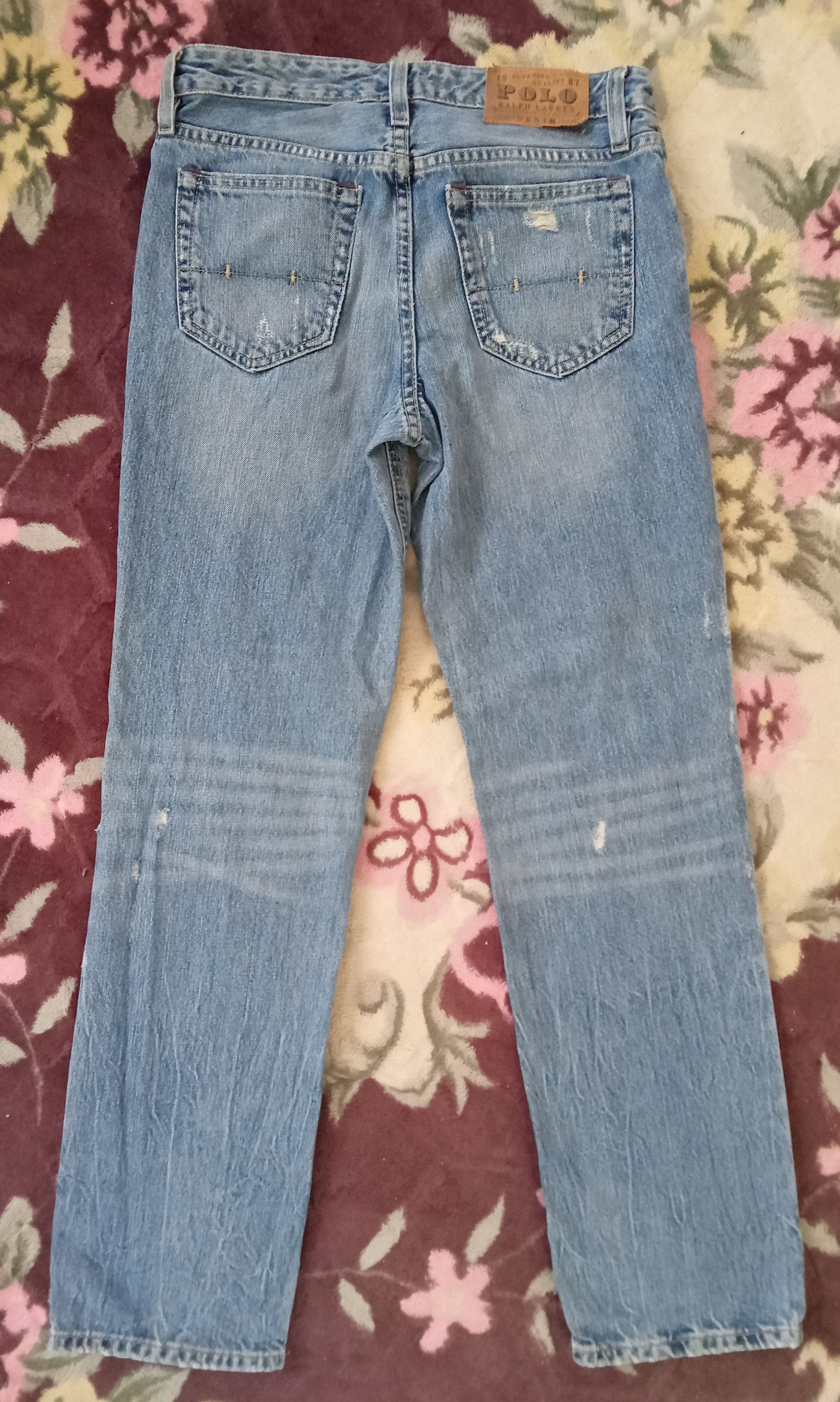 Polo Ralph Lauren Polo Ralph Lauren Distressed Jeans Size US 29 - 2 Thumbnail