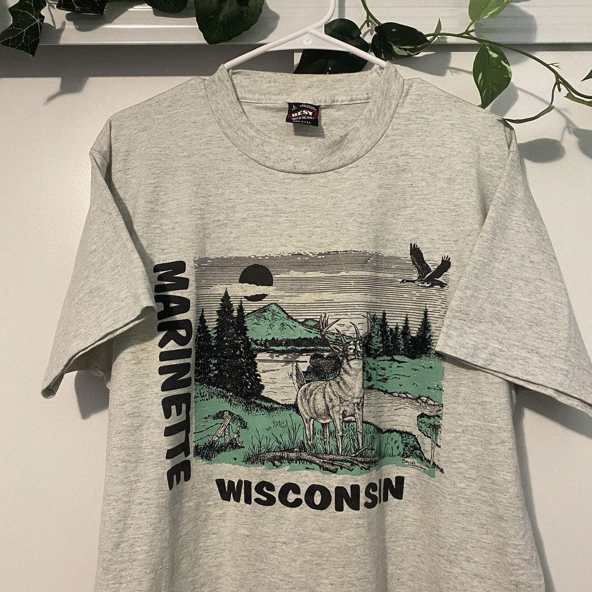 Vintage Vintage 90s Nature Tee Size US L / EU 52-54 / 3 - 2 Thumbnail