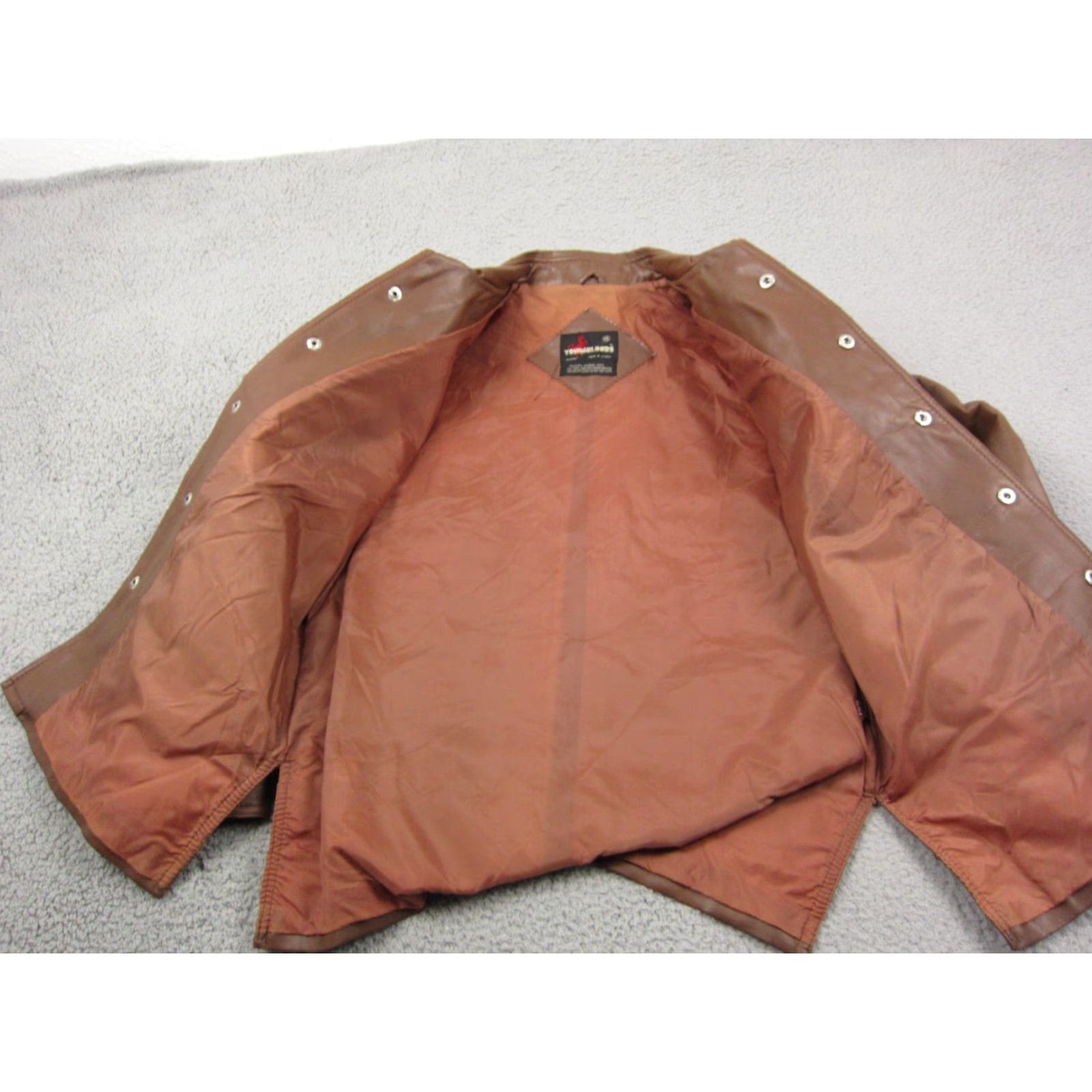 Vintage VINTAGE Young Bloods Jacket Mens M Brown 60s 70s Disco Cowboy Pleather Biker 80s 90s Western Mens Jacket Size US M / EU 48-50 / 2 - 5 Thumbnail