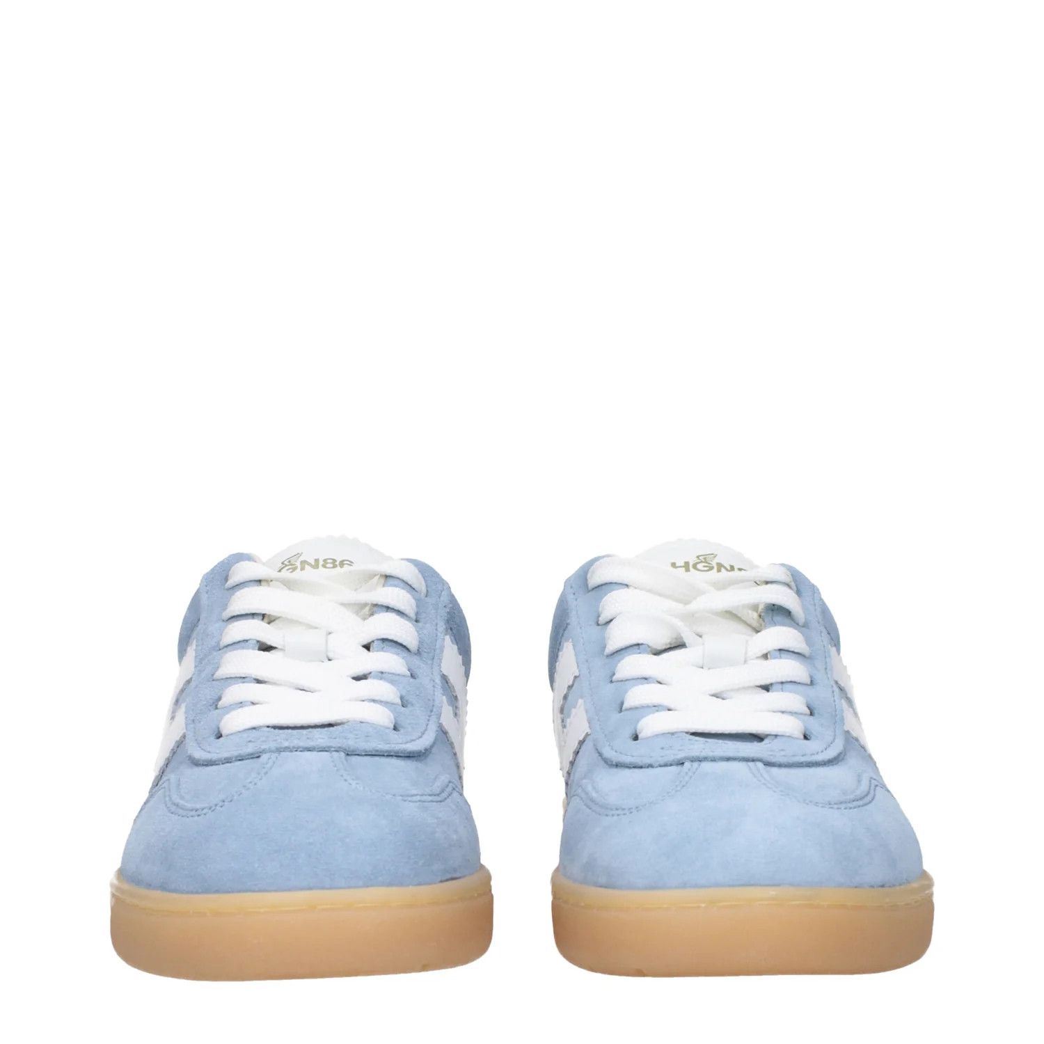 Hogan ob1o1e1124 Suede Sneakers in Light Blue Size US 7 / IT 37 - 3 Thumbnail