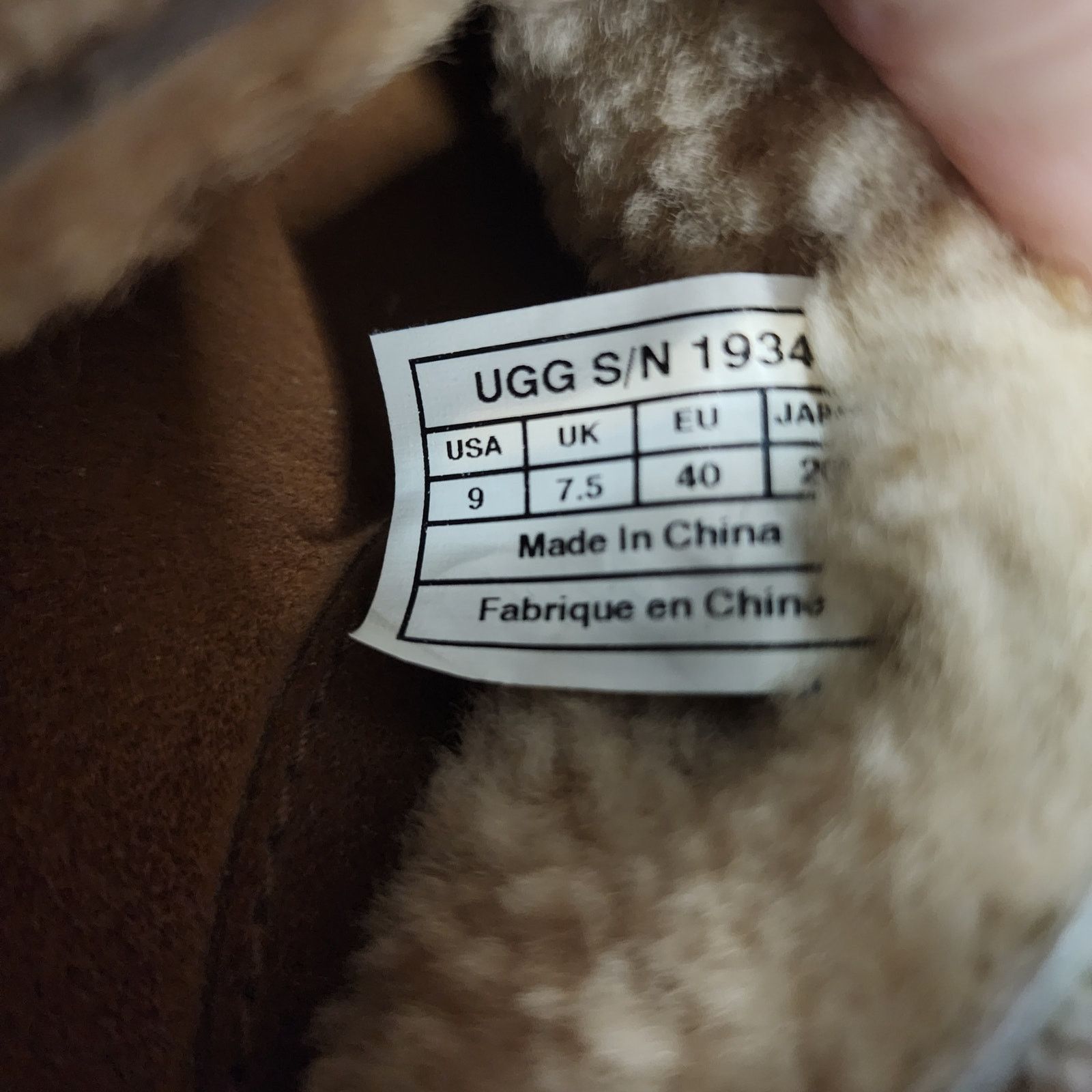 Ugg UGGs Australia size 9 Suede Clogs shoes Knit chestnut b38 Size US 9 / IT 39 - 5 Thumbnail