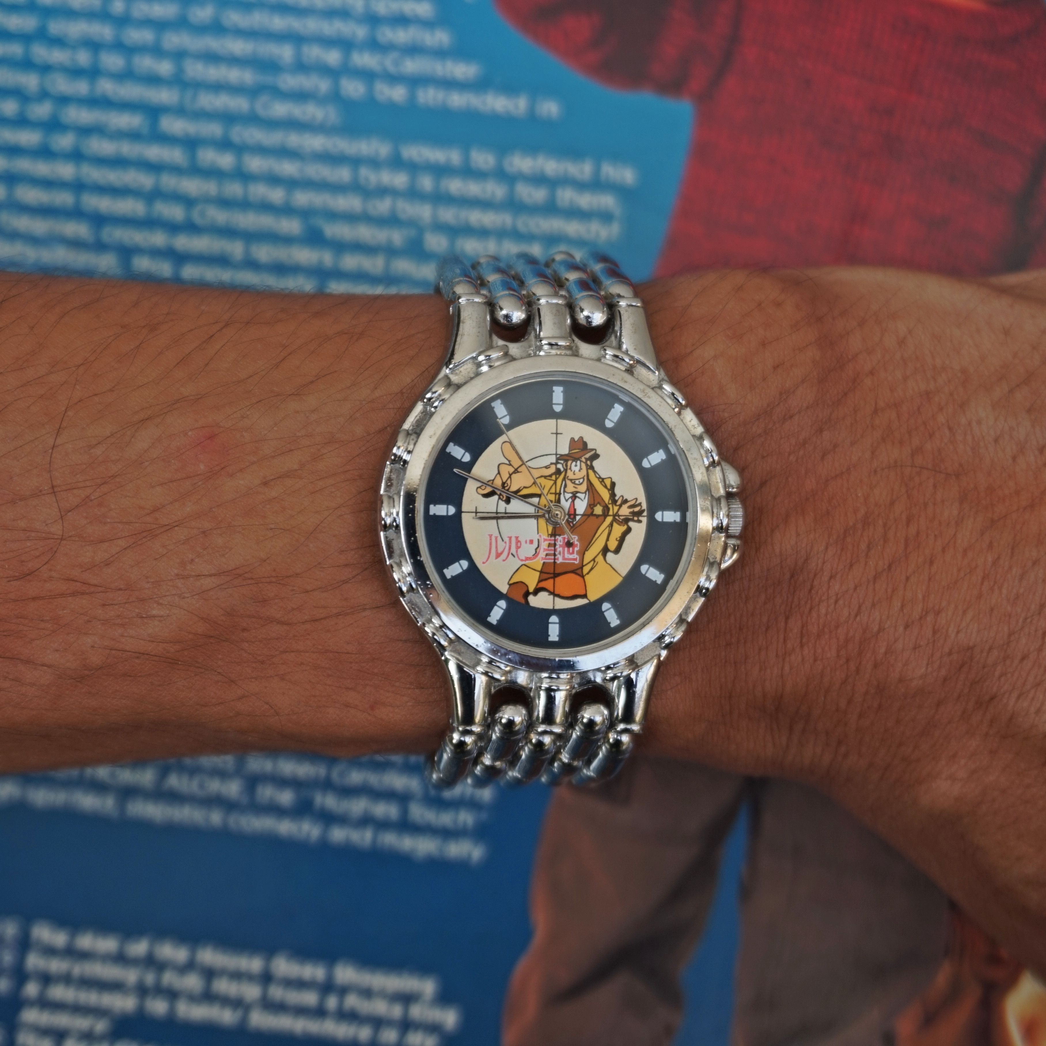 Vintage 90s Inspector Zenigata Lupin III wristwatch Japan Size ONE SIZE - 3 Thumbnail