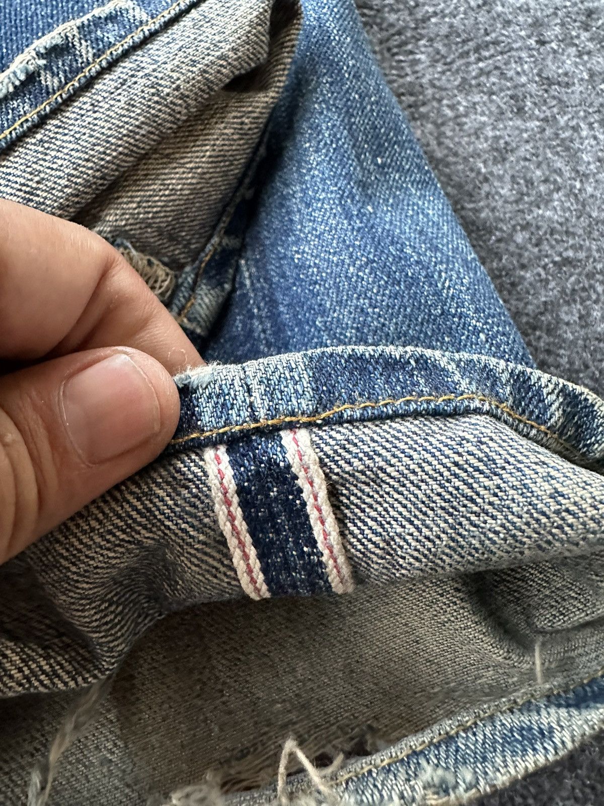 Vintage Smith’s Worn Distressed Rare Denim D141