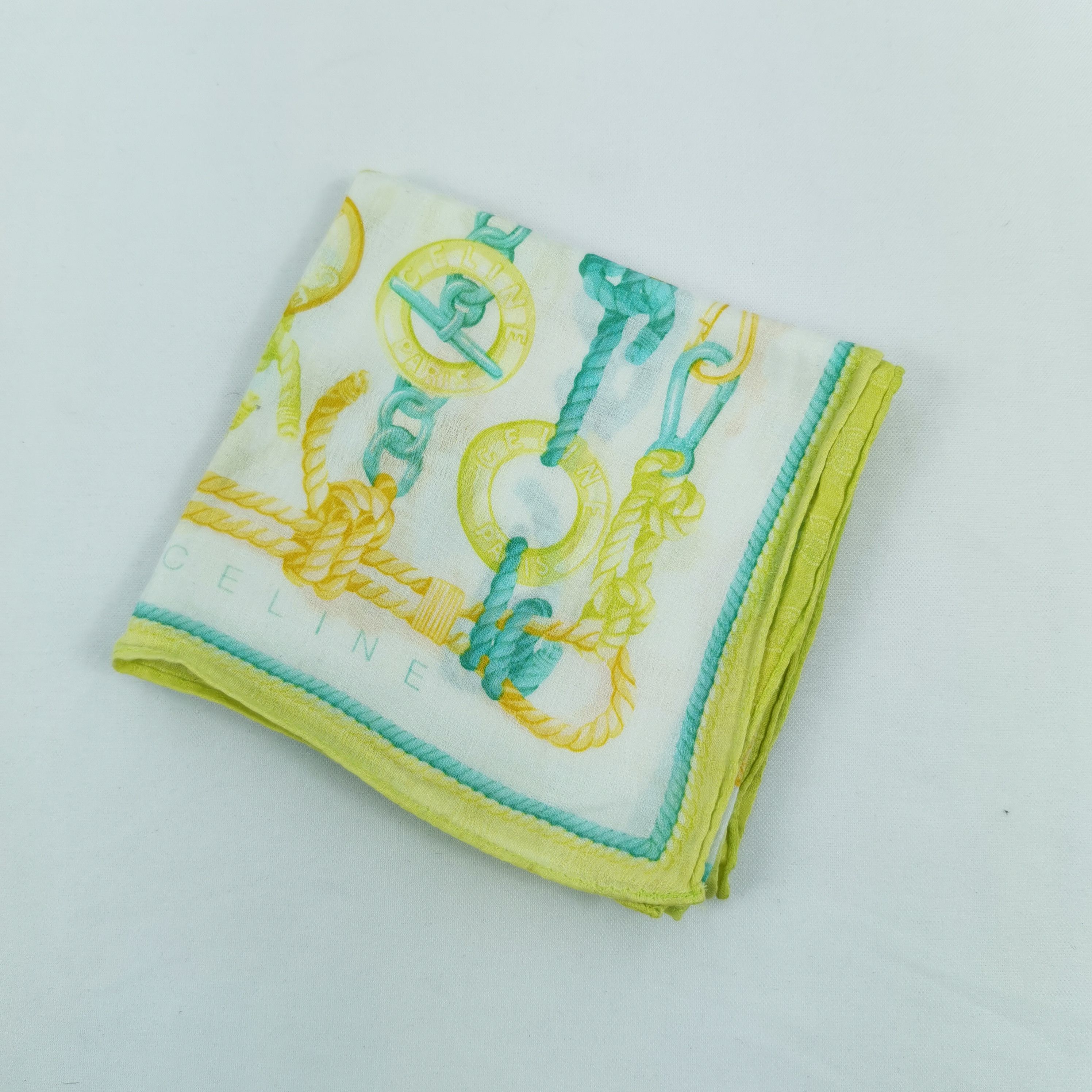 Celine Vintage Celine Handkerchief Neckerchief Bandana Size ONE SIZE - 4 Thumbnail