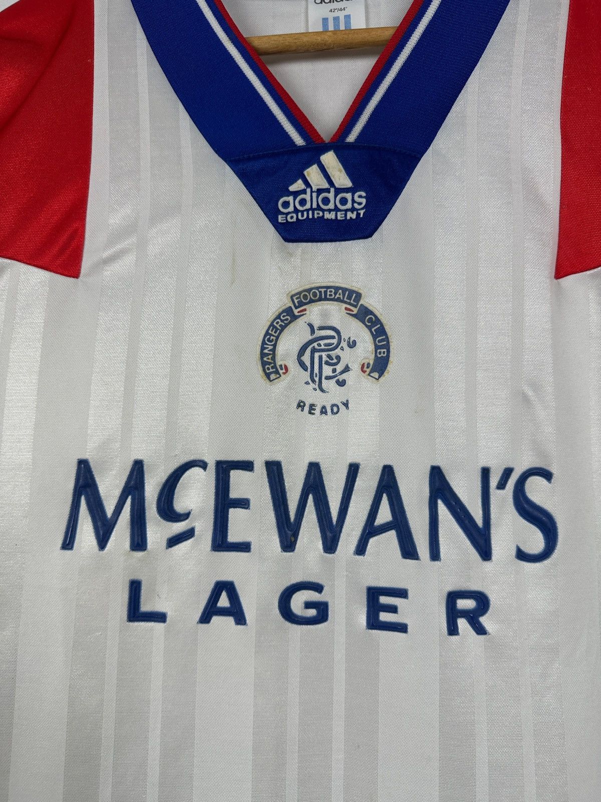 Adidas Vintage 1992/93 Adidas Glasgow Rangers Away Jersey Size US L / EU 52-54 / 3 - 7 Thumbnail