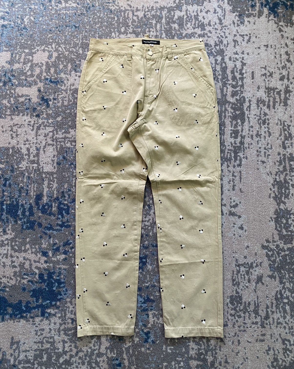 Issey Miyake × Japanese Brand × mercibeaucoup Japanes mercibeaucoup issey miyake Emboidery Casual Pants Size US 30 / EU 46 - 1 Thumbnail