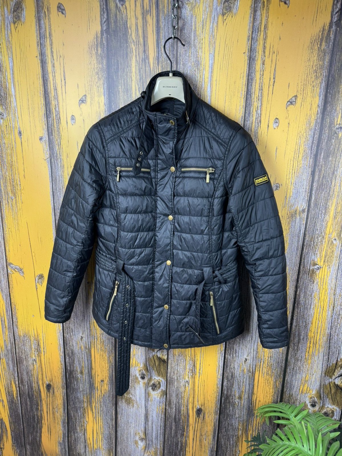 Barbour Barbour International Fibre Down Jacket Bomber England 🏴󠁧󠁢󠁥󠁮󠁧󠁿 Size L / US 10 / IT 46 - 7 Thumbnail
