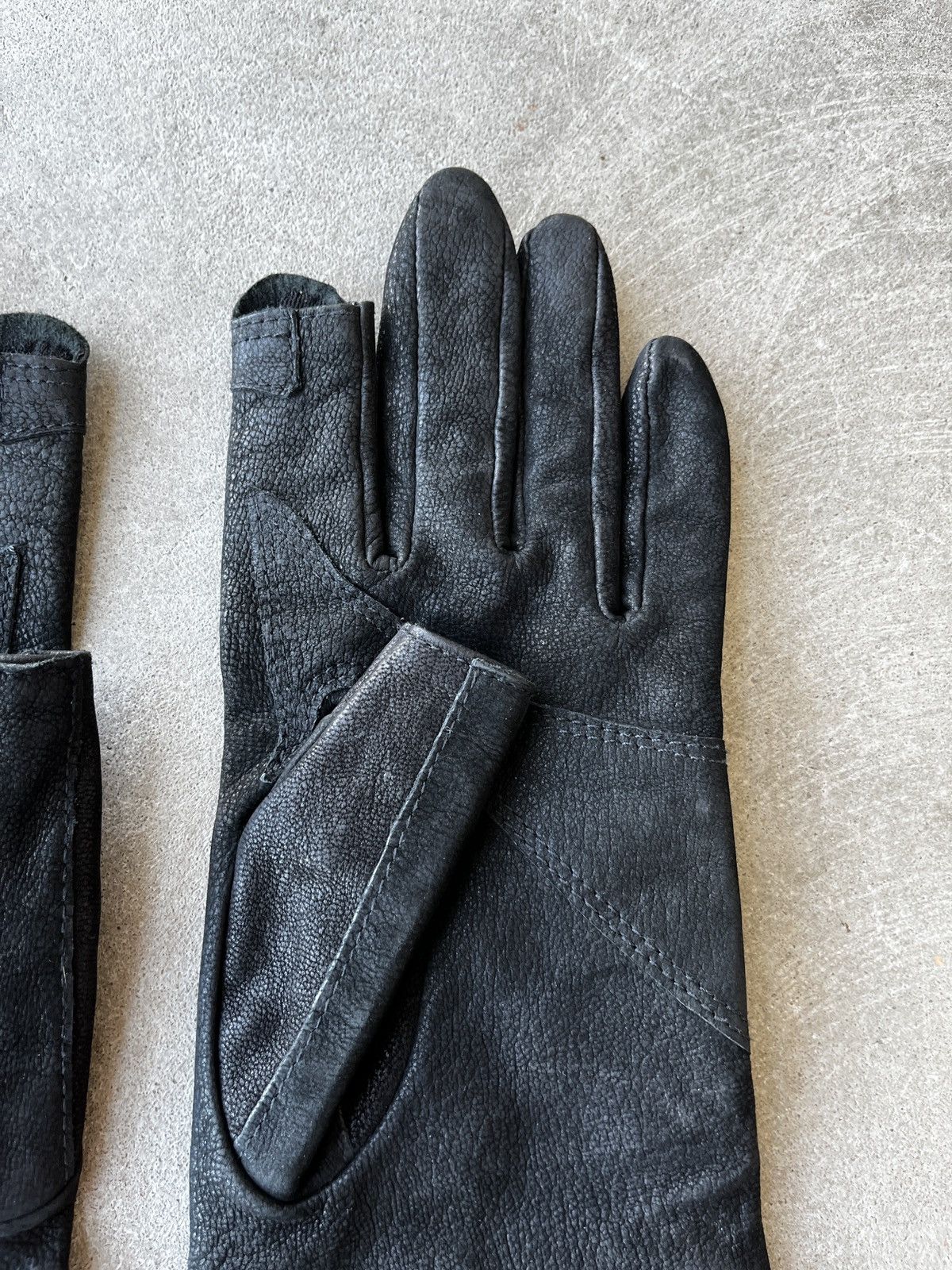 Rick Owens Rick Owens Goatskin Leather Gloves (unisex) Size ONE SIZE - 6 Thumbnail