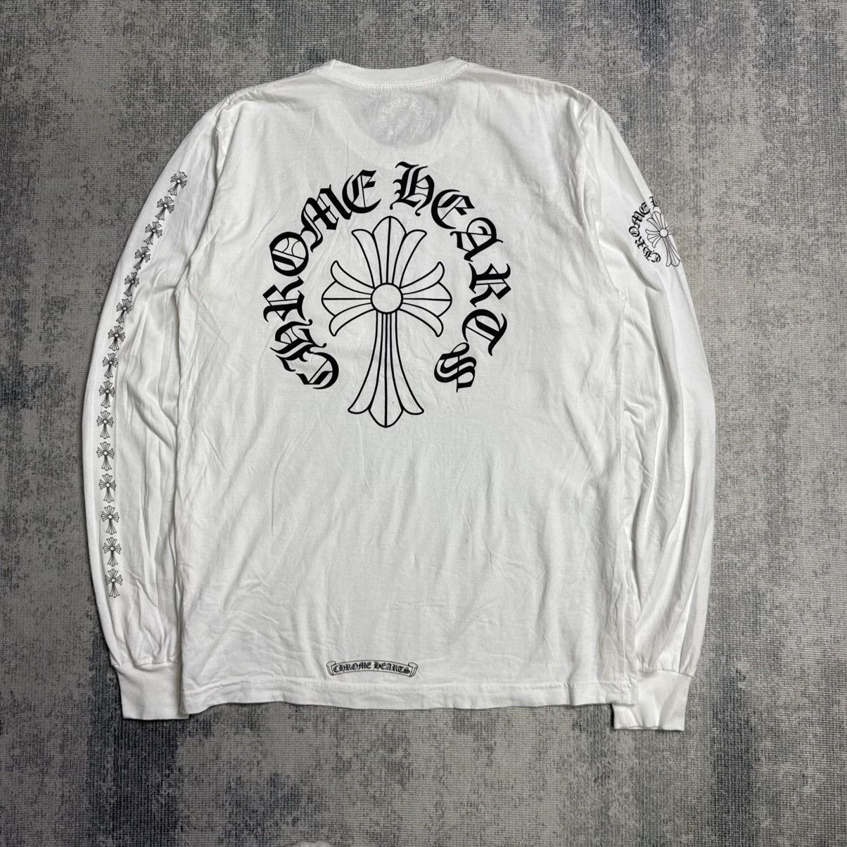 Chrome Hearts LIKE NEW! CROSS NECK PRINT LONG SLEEVES Size US M / EU 48-50 / 2 - 1 Thumbnail