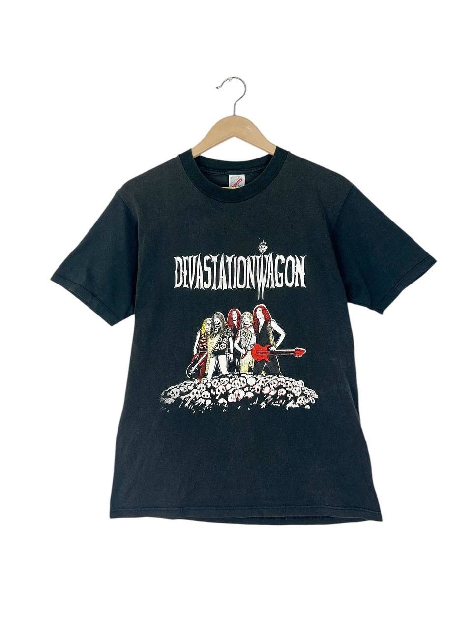 Vintage Vintage 90s Devastation Wagon T-Shirt – Metal Band Parody Size US M / EU 48-50 / 2 - 1 Thumbnail