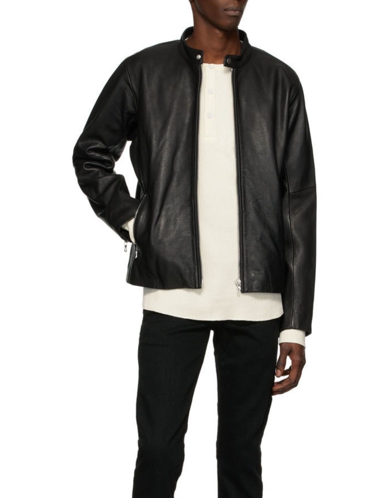 Rag & Bone Rag & Bone Articulated Moto Leather Jacket Size US M / EU 48-50 / 2 - 1 Thumbnail