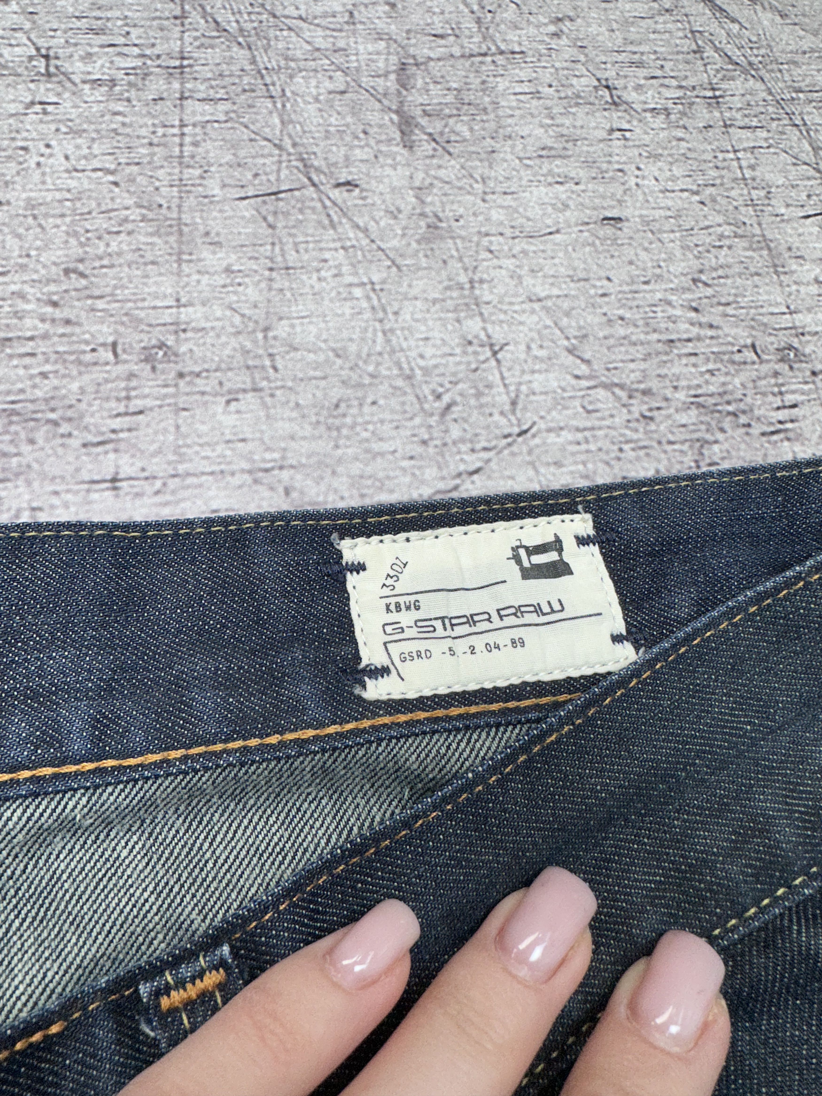 G-Star G Star Raw 3301 Straight Mens Denim Pants Jeans Size US 31 - 6 Thumbnail