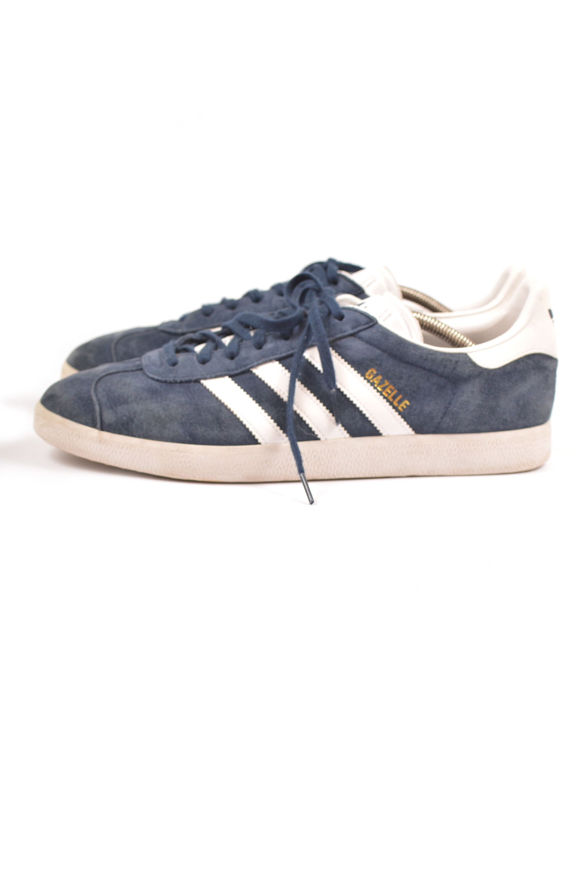 Adidas Adidas Gazelle Originals Navy Blue Suede Sneakers Size US 11 / EU 44 - 1 Thumbnail