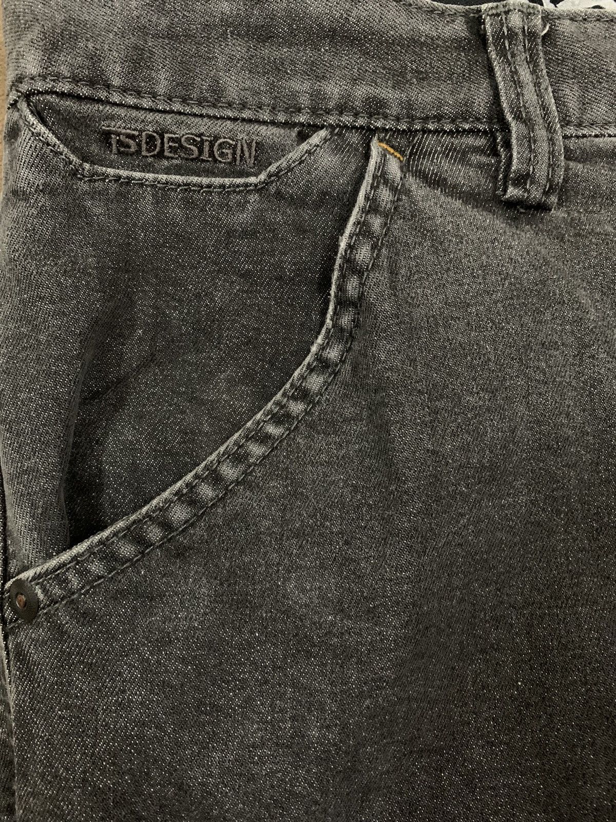 POST ARCHIVE FACTION (PAF) Vintage Japanese Brand Double Knee Style Utility Cargo Jeans Size US 33 - 6 Thumbnail