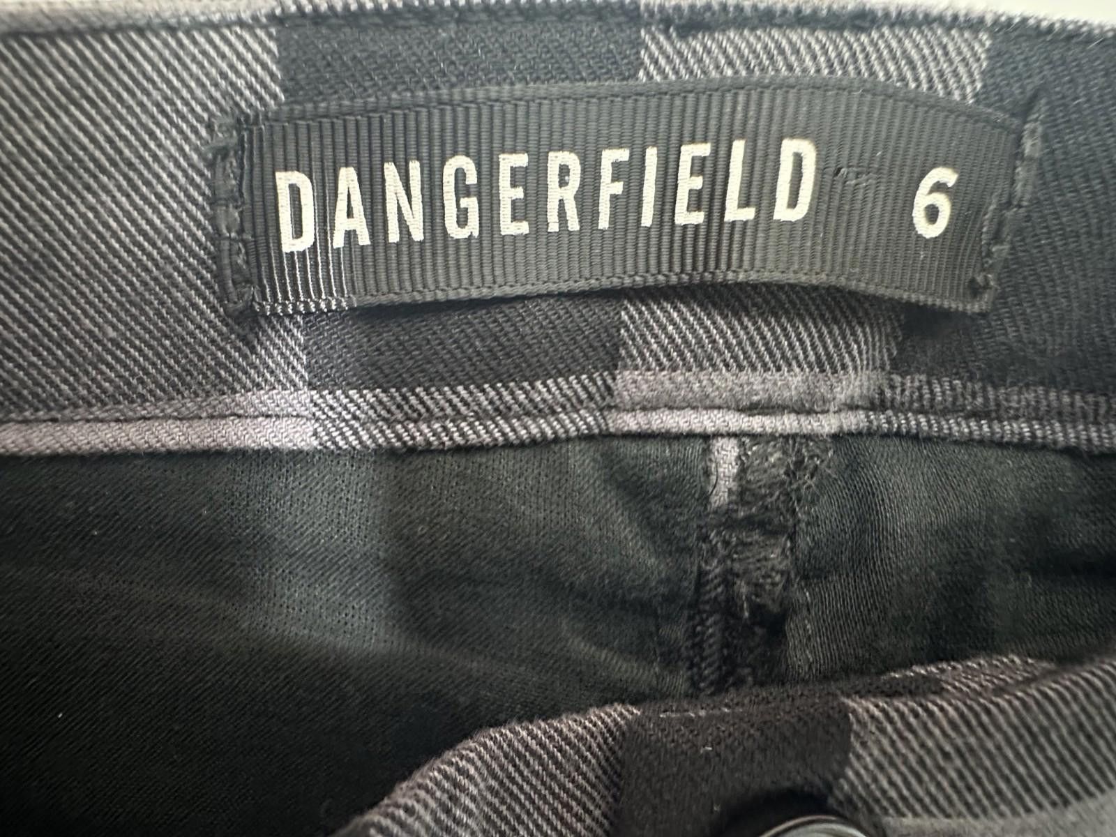 Dangerfield Dangerfield Men's XS 26/28 Black Gray Checked Chinos Size US 28 / EU 44 - 6 Thumbnail