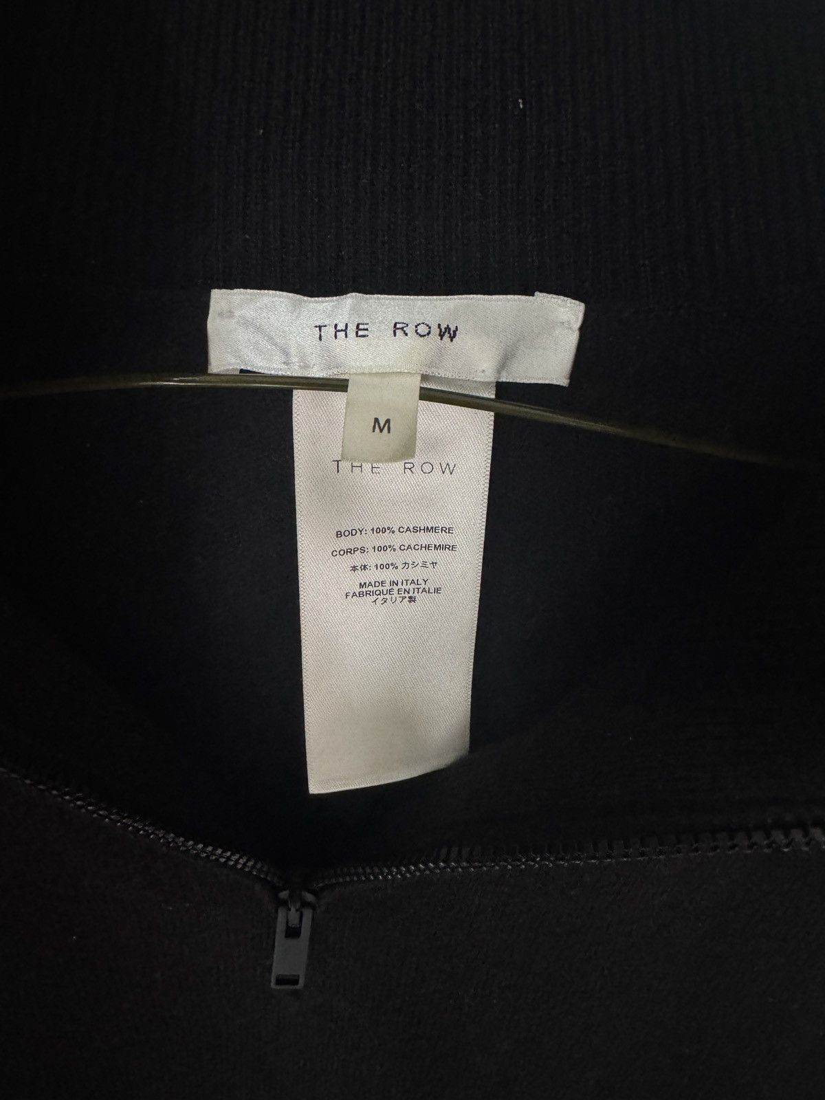 The Row The Row Cashmere Quarterzip Size M / US 6-8 / IT 42-44 - 3 Thumbnail