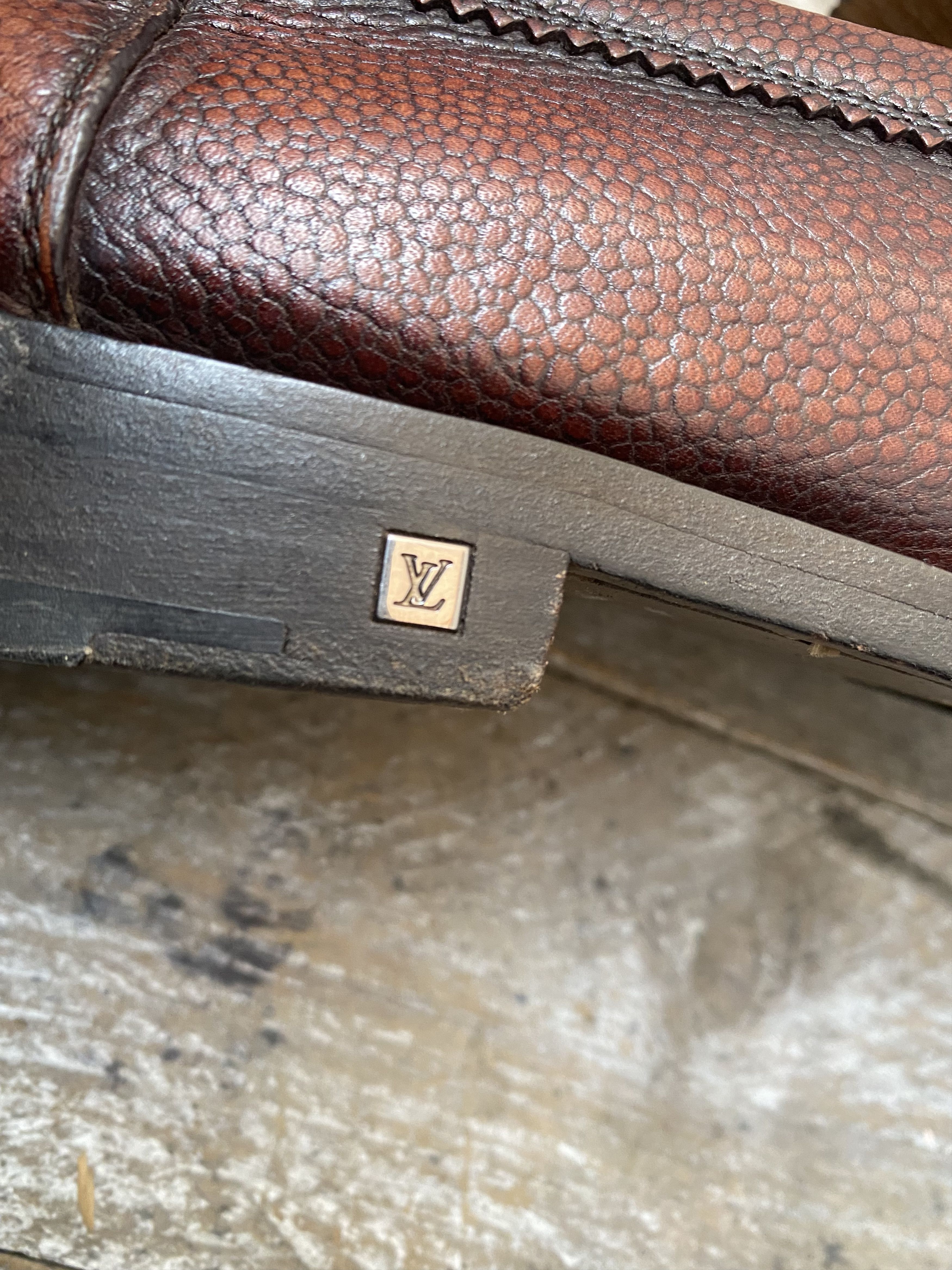 Louis Vuitton Louis vuitton major pebble grain loafer uk 8.5 Size US 9.5 / EU 42-43 - 17 Thumbnail