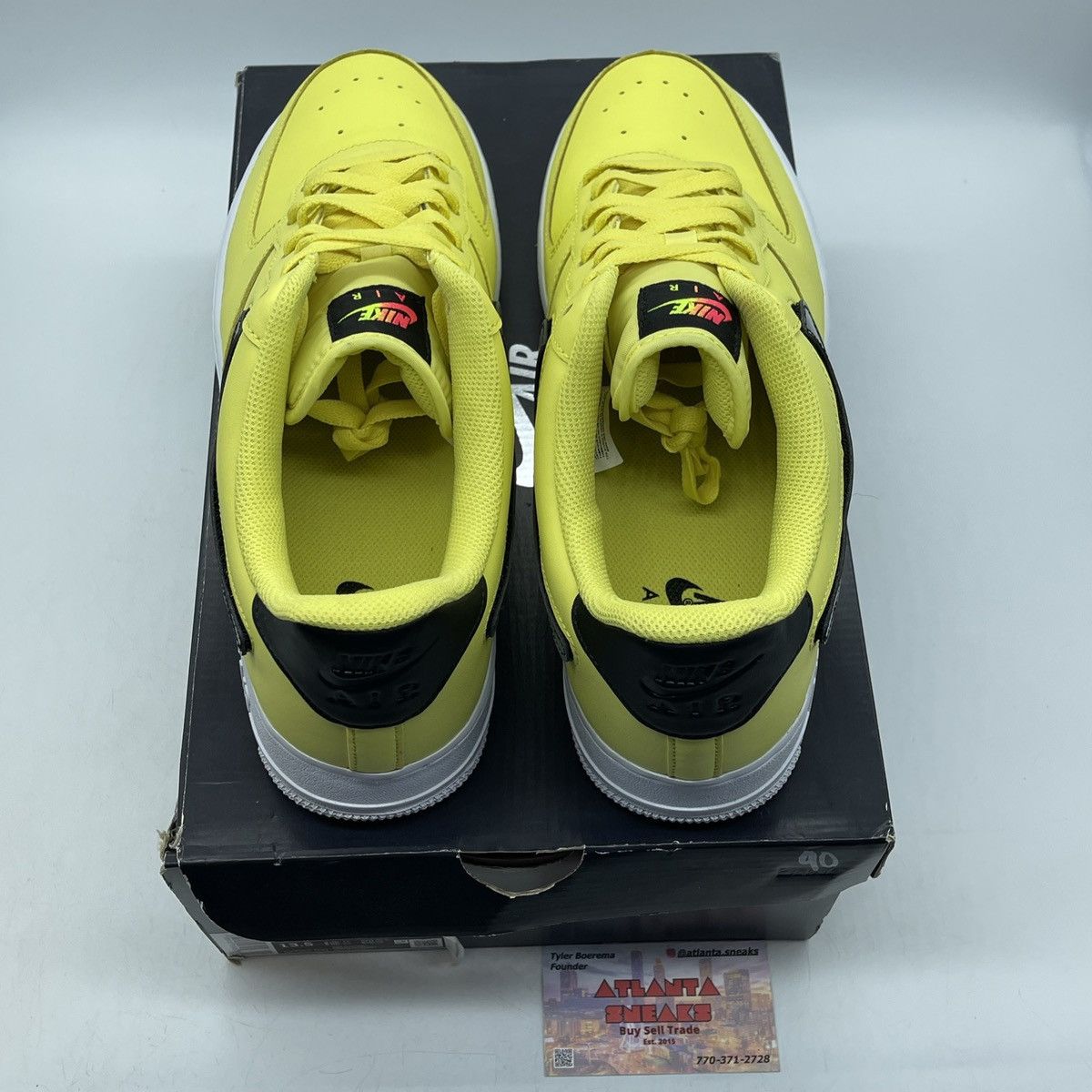 Nike Air Force 1 low yellow pulse Size US 12 / EU 45 - 6 Thumbnail