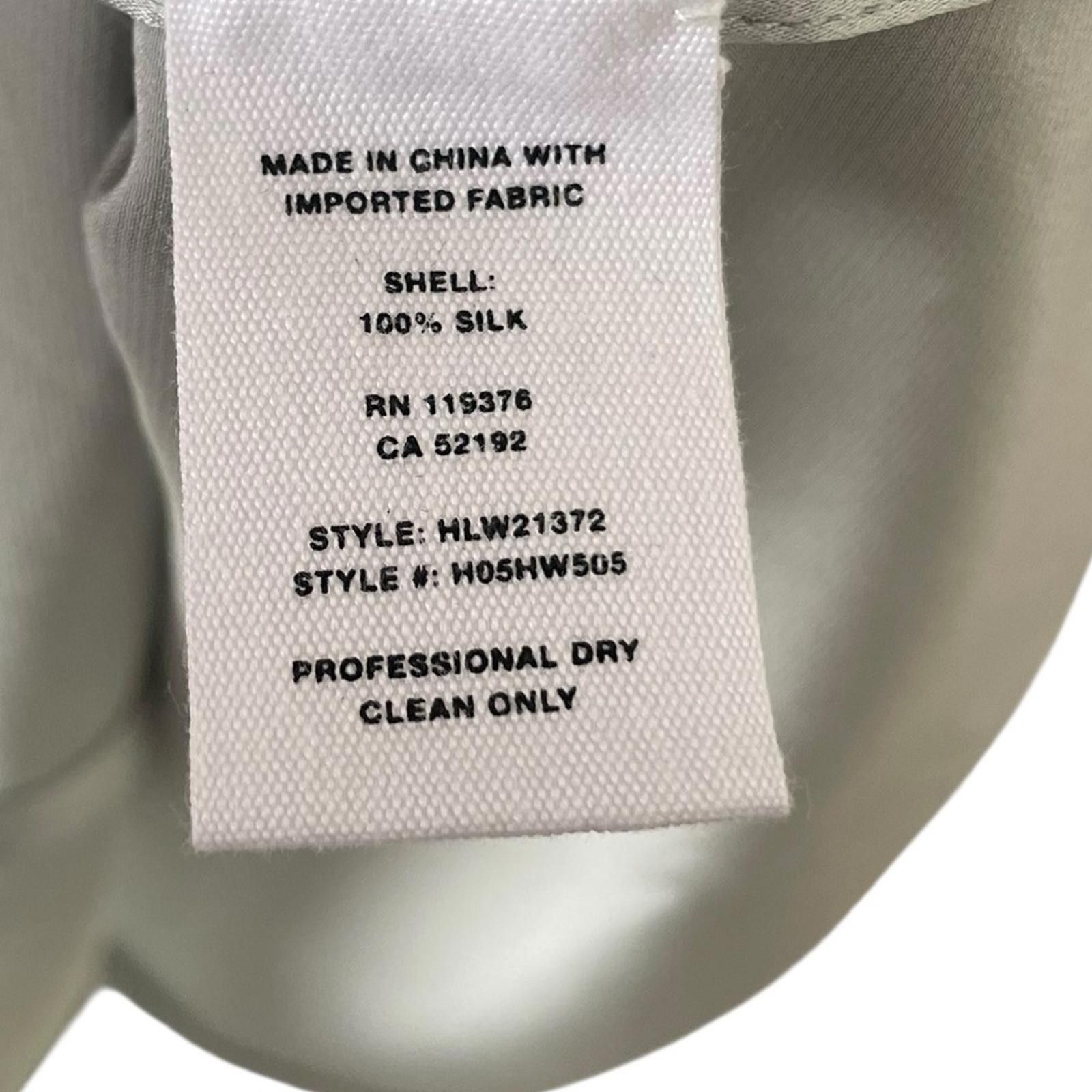 Helmut Lang 🩶 Helmut Lang 100% Silk Sleeveless Top w/ Side Ties Size L / US 10 / IT 46 - 6 Thumbnail
