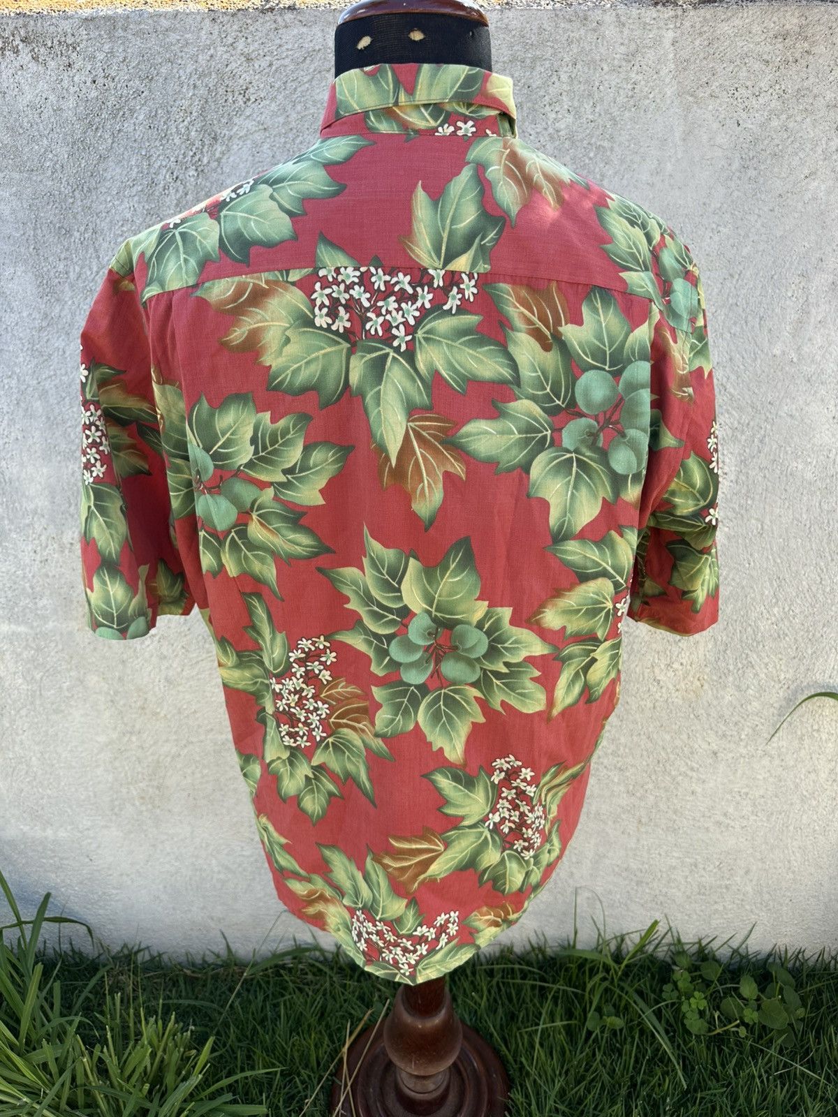 Reyn Spooner PreOwned Reyn Spooner Red/Green Hawaiian Print Men's L Size US L / EU 52-54 / 3 - 2 Thumbnail