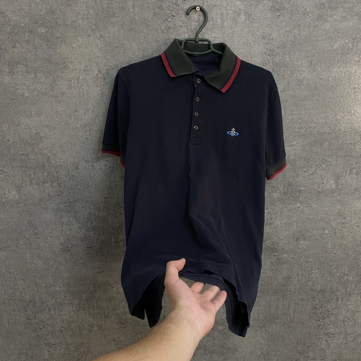 Vivienne Westwood Vivienne Westwood Polo T Shirt Vintage Small Orb Logo Luxury Size US L / EU 52-54 / 3 - 2 Thumbnail