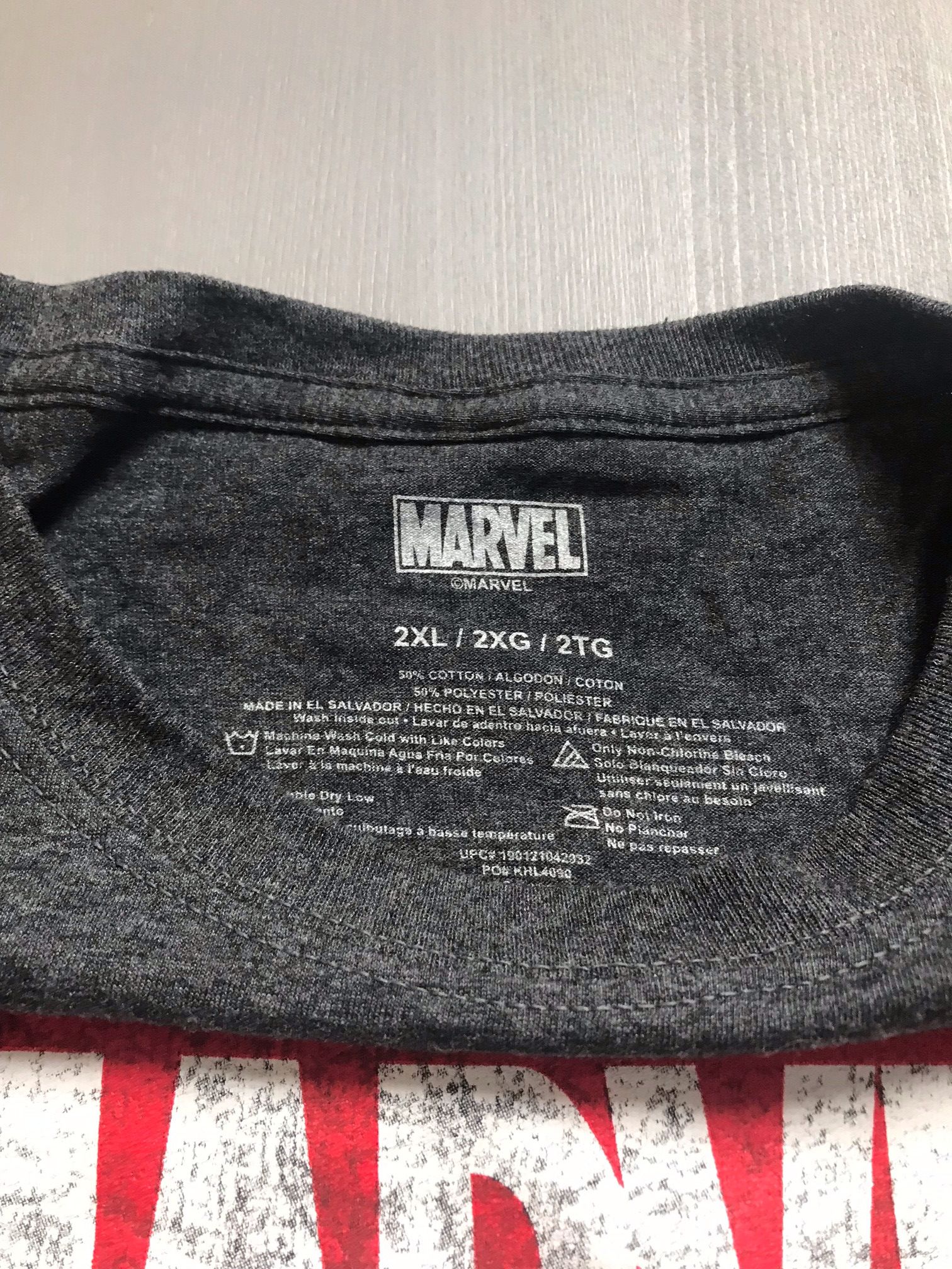 Marvel Comics Marvel Logo Graphic T-Shirt Size US XXL / EU 58 / 5 - 3 Thumbnail