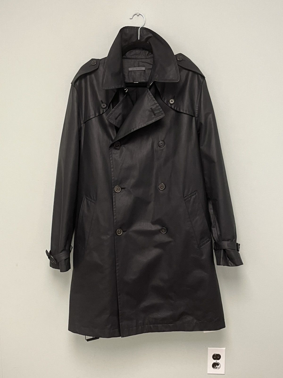 John Varvatos Resin Coated Trench Coat Size EU 52 USA 42 Size US L / EU 52-54 / 3 - 2 Thumbnail