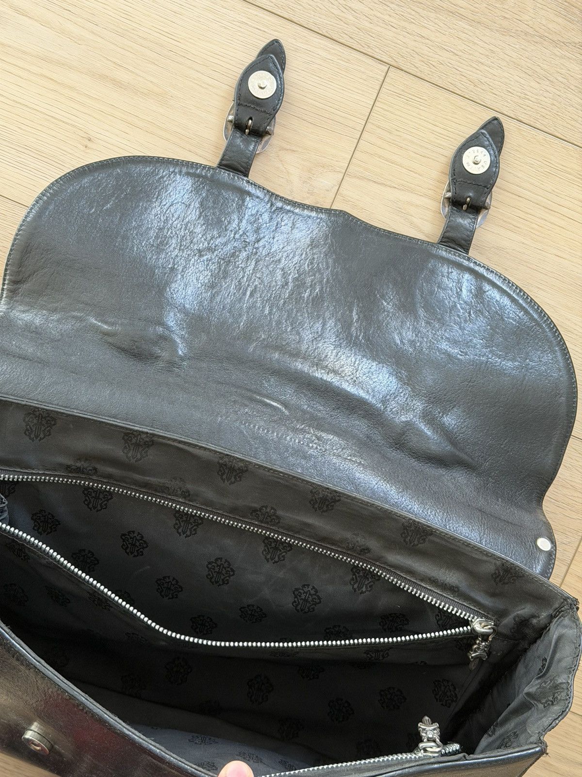 Chrome Hearts Chrome Hearts Leather Briefcase Bag Size ONE SIZE - 11 Thumbnail