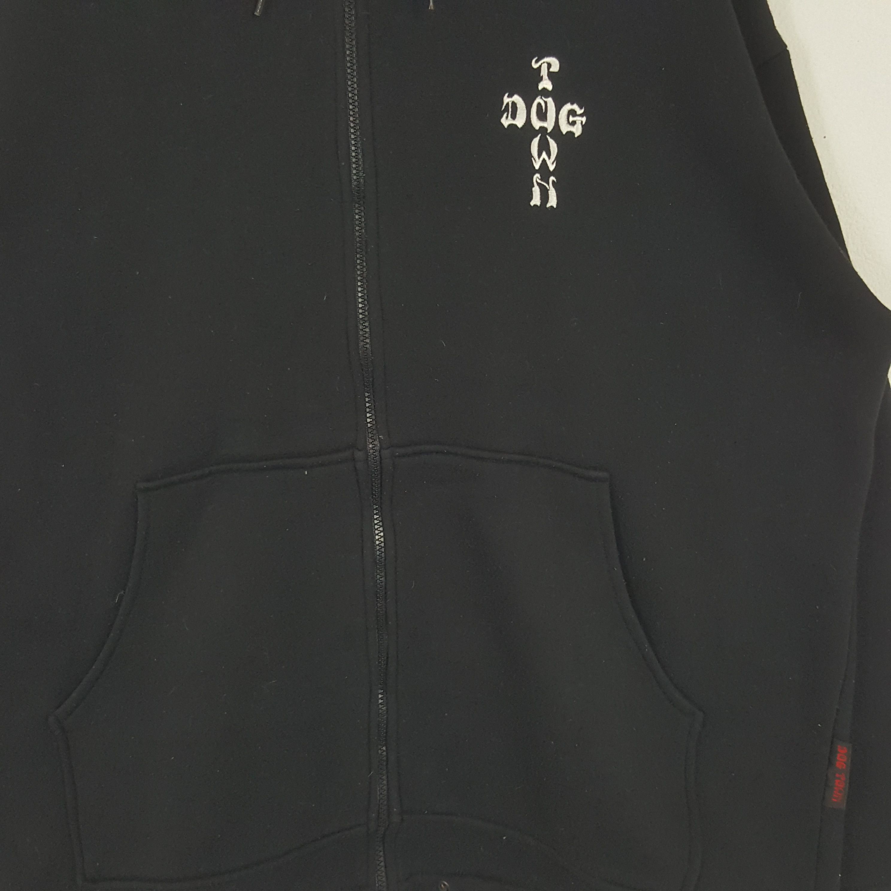 Dogtown × Vintage Vintage Dog Town Streetwear Style Art Design Hoodies Jacket Size US XL / EU 56 / 4 - 4 Thumbnail