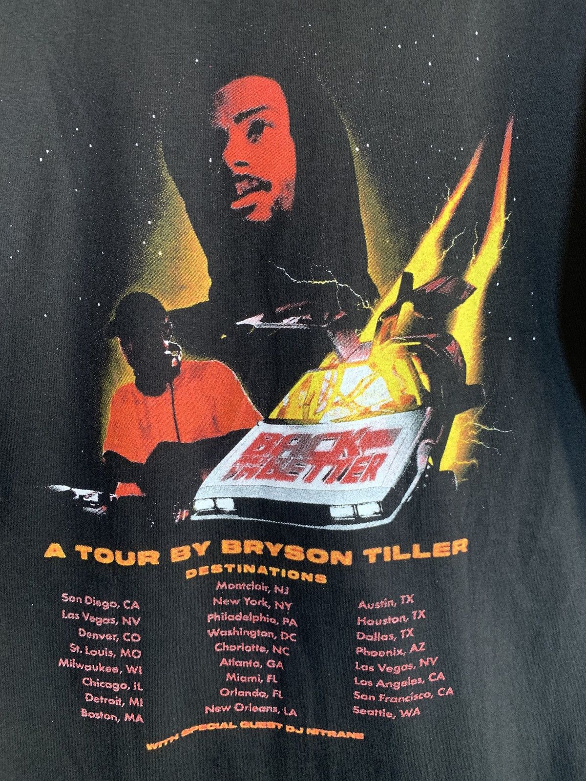Band Tees × Bryson Tiller × Rap Tees RARE* Bryson Tiller Back & I’m Better Tour Rap R&B Tee Shirt Size US M / EU 48-50 / 2 - 4 Thumbnail