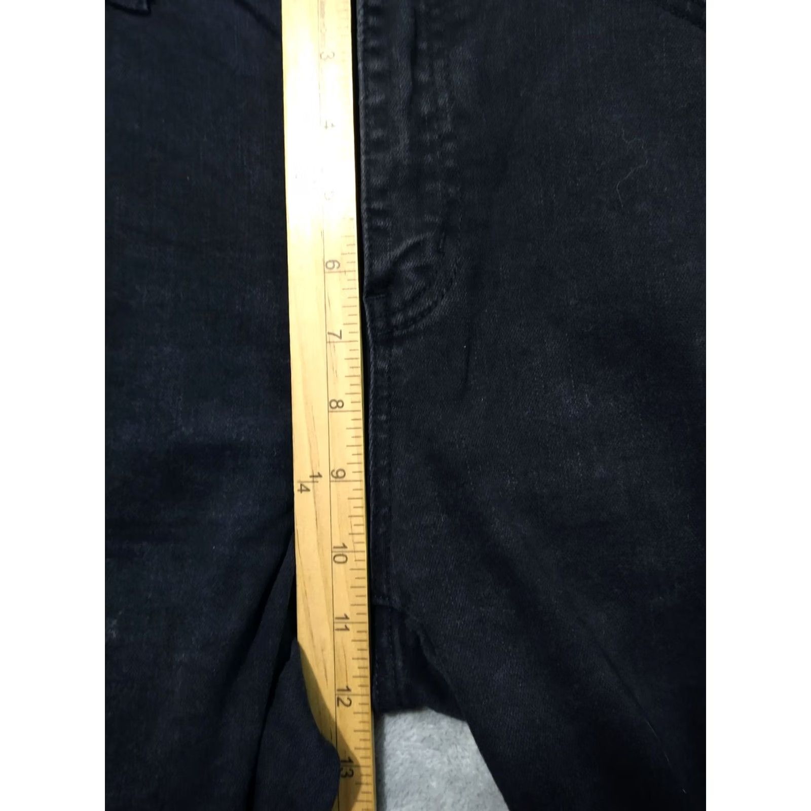 Vintage Judy Blue Jeans Womens 13/31 Black Denim Skinny High Rise Dark Wash Stretch Size 24" / US 00 / IT 34 - 4 Thumbnail