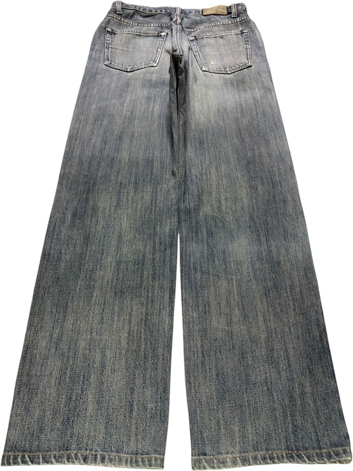 Japanese Brand Vintage Japanese Brand Distressed Baggy Jeans Size US 29 - 2 Thumbnail